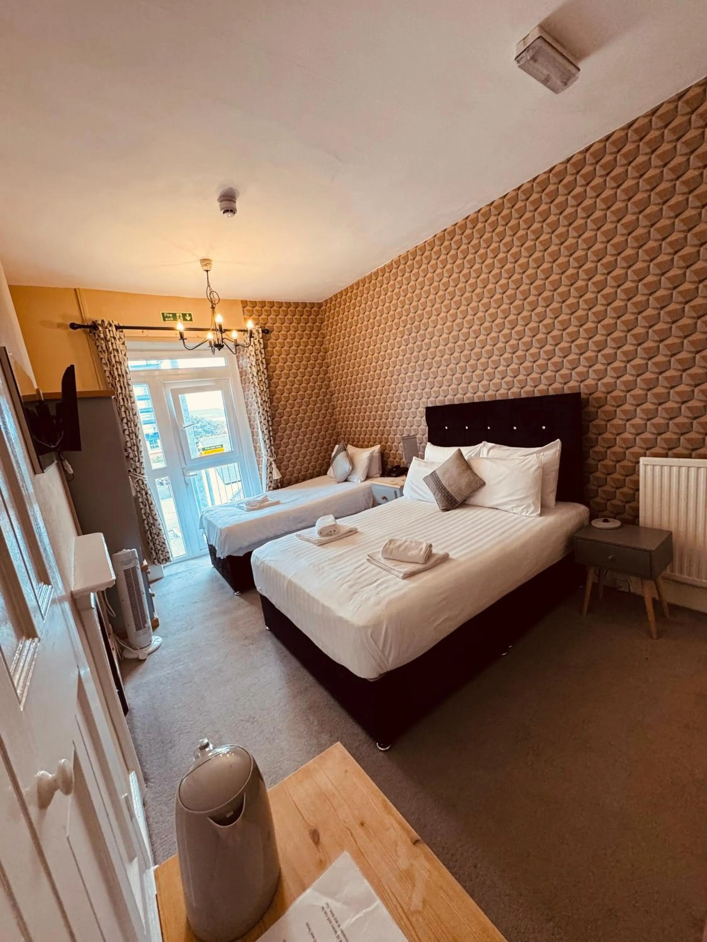 Bed in The Central Hotel