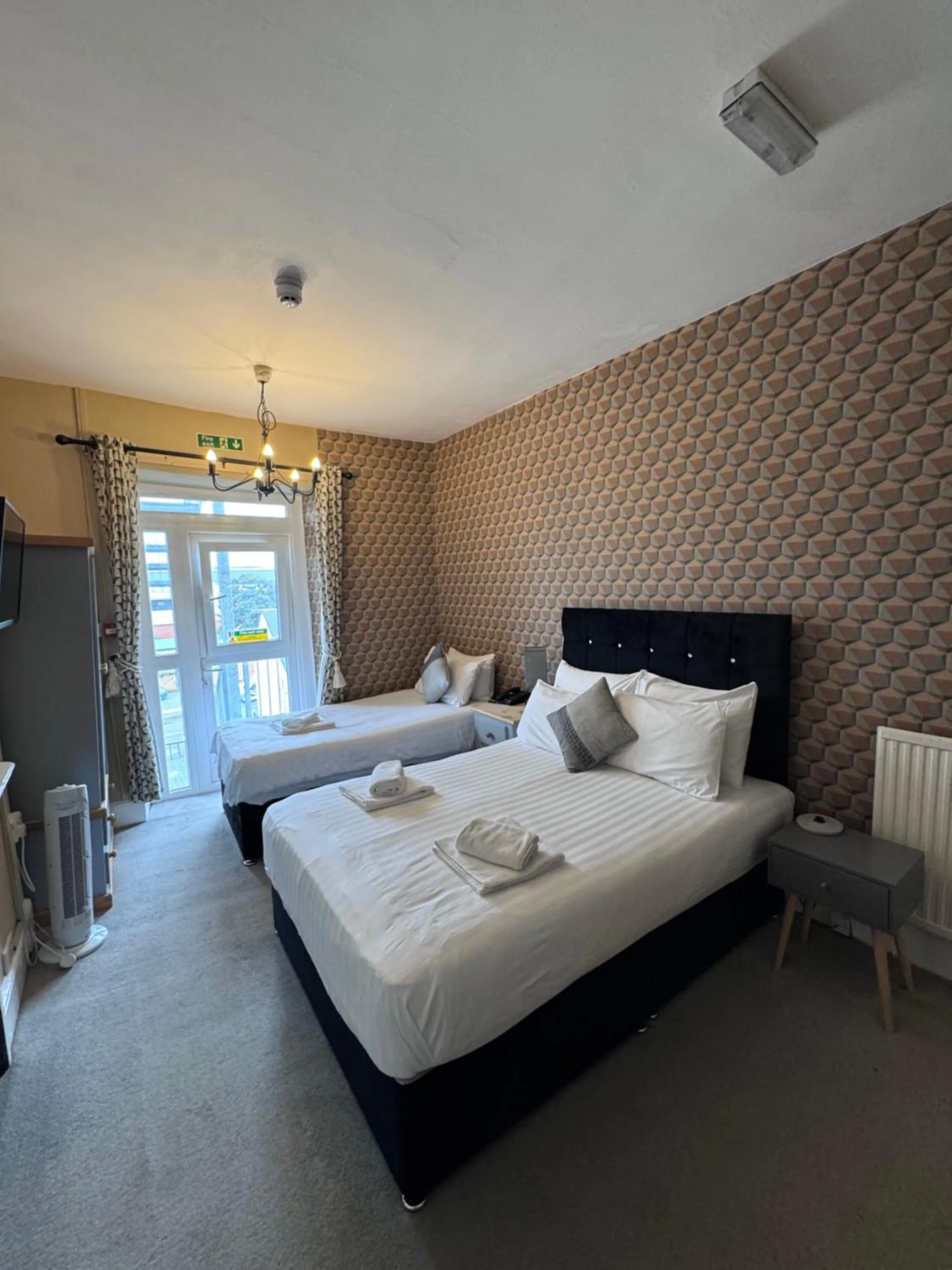 Bed in The Central Hotel