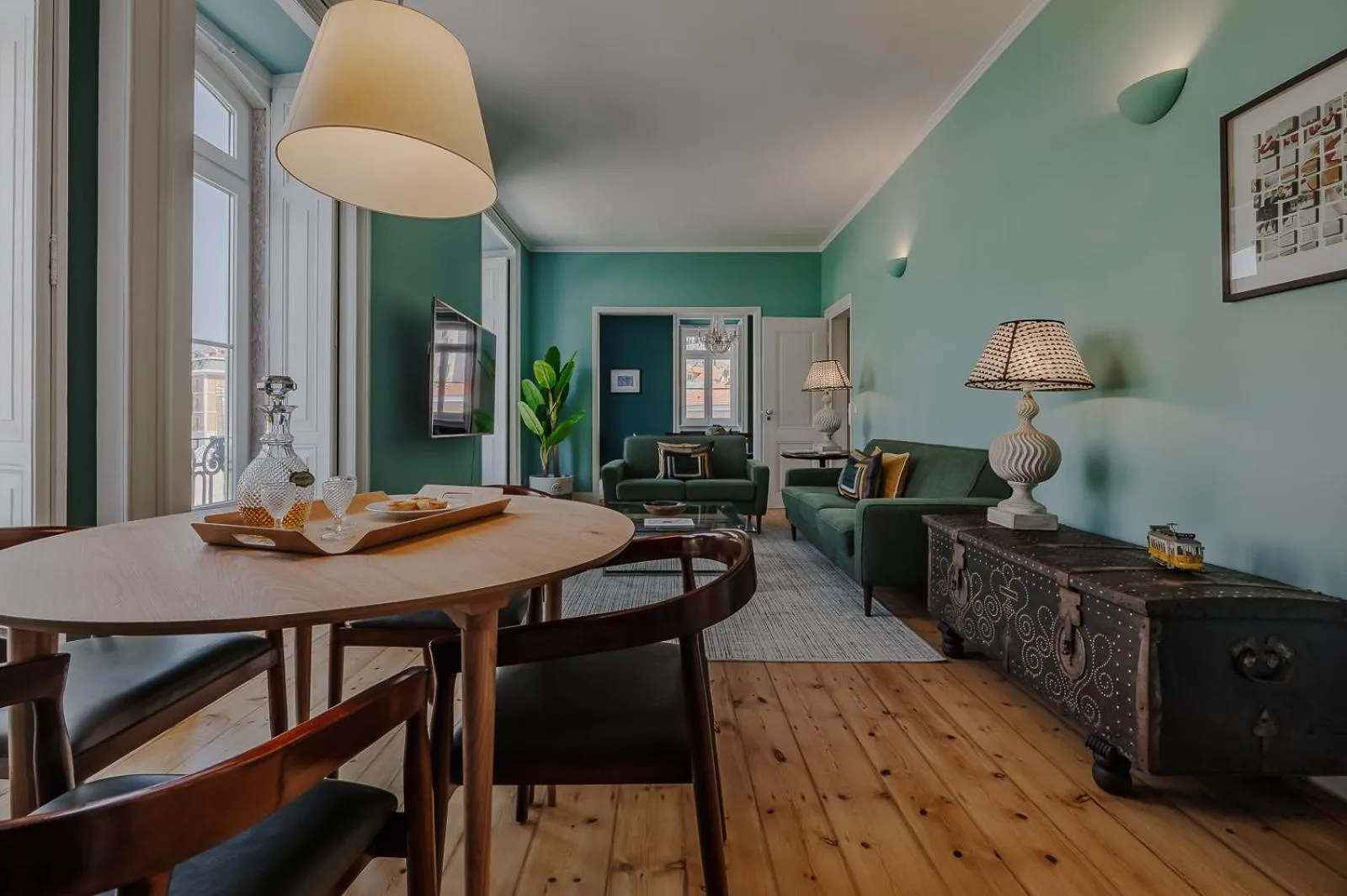 Living room in Casas de São Bento