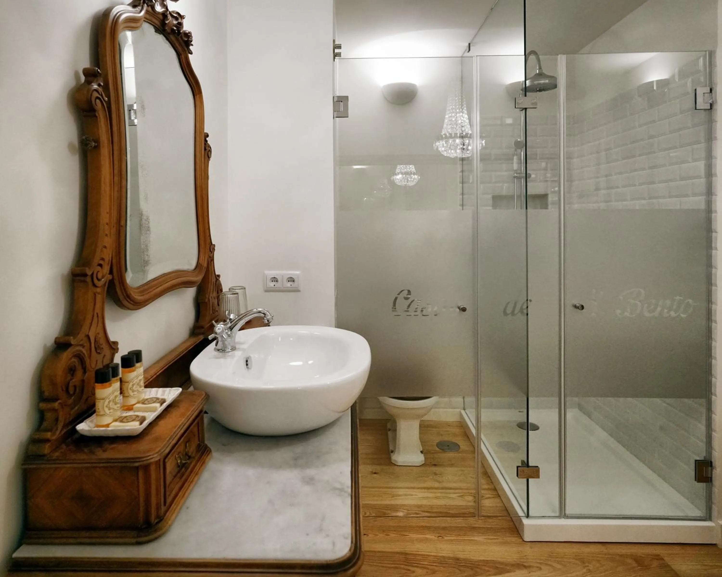 Bathroom in Casas de São Bento