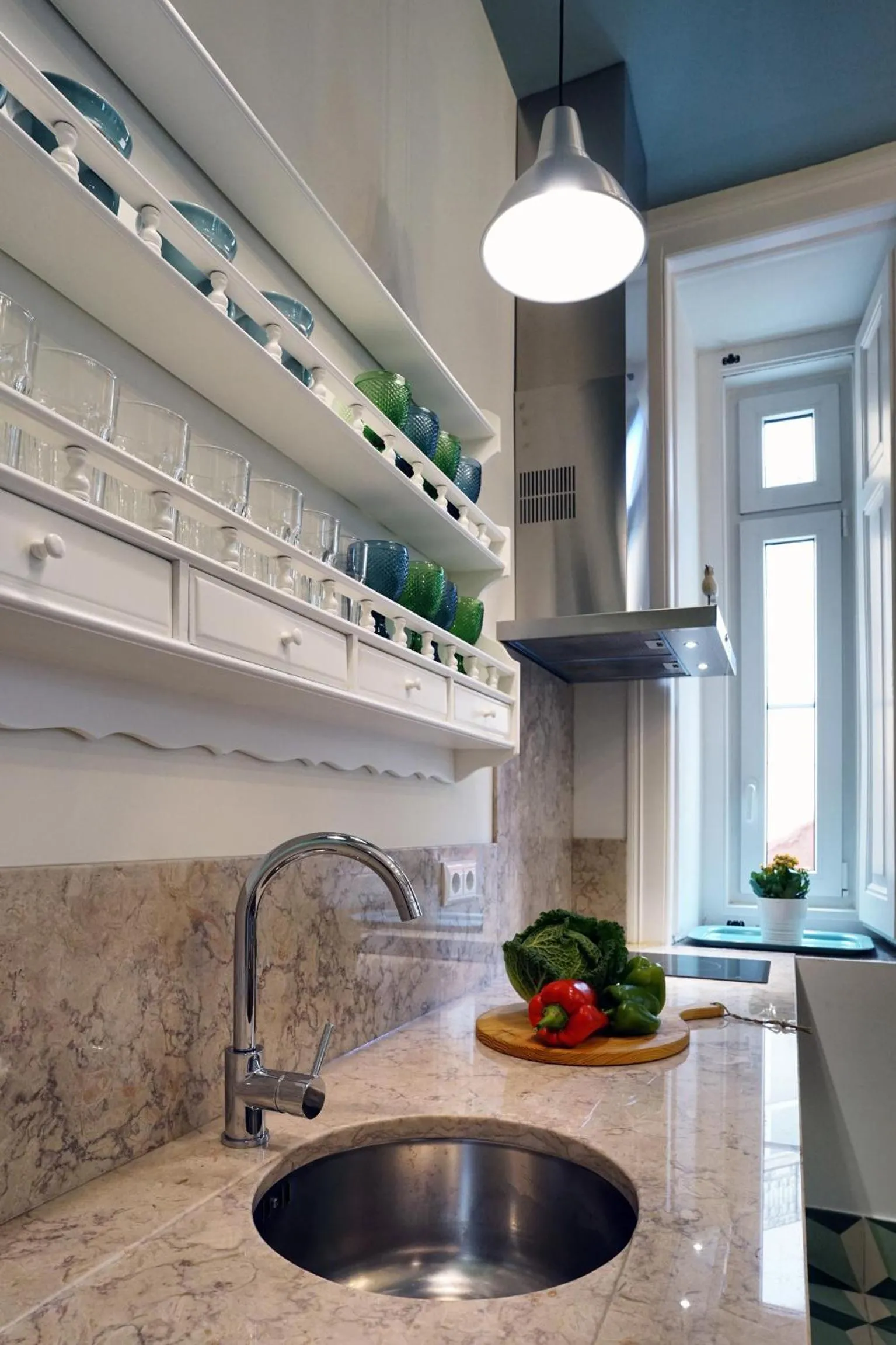 Kitchen or kitchenette in Casas de São Bento