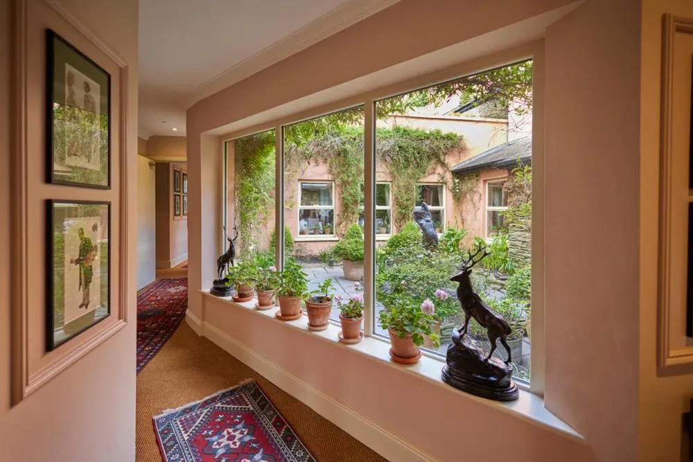 Garden view in Perryville House