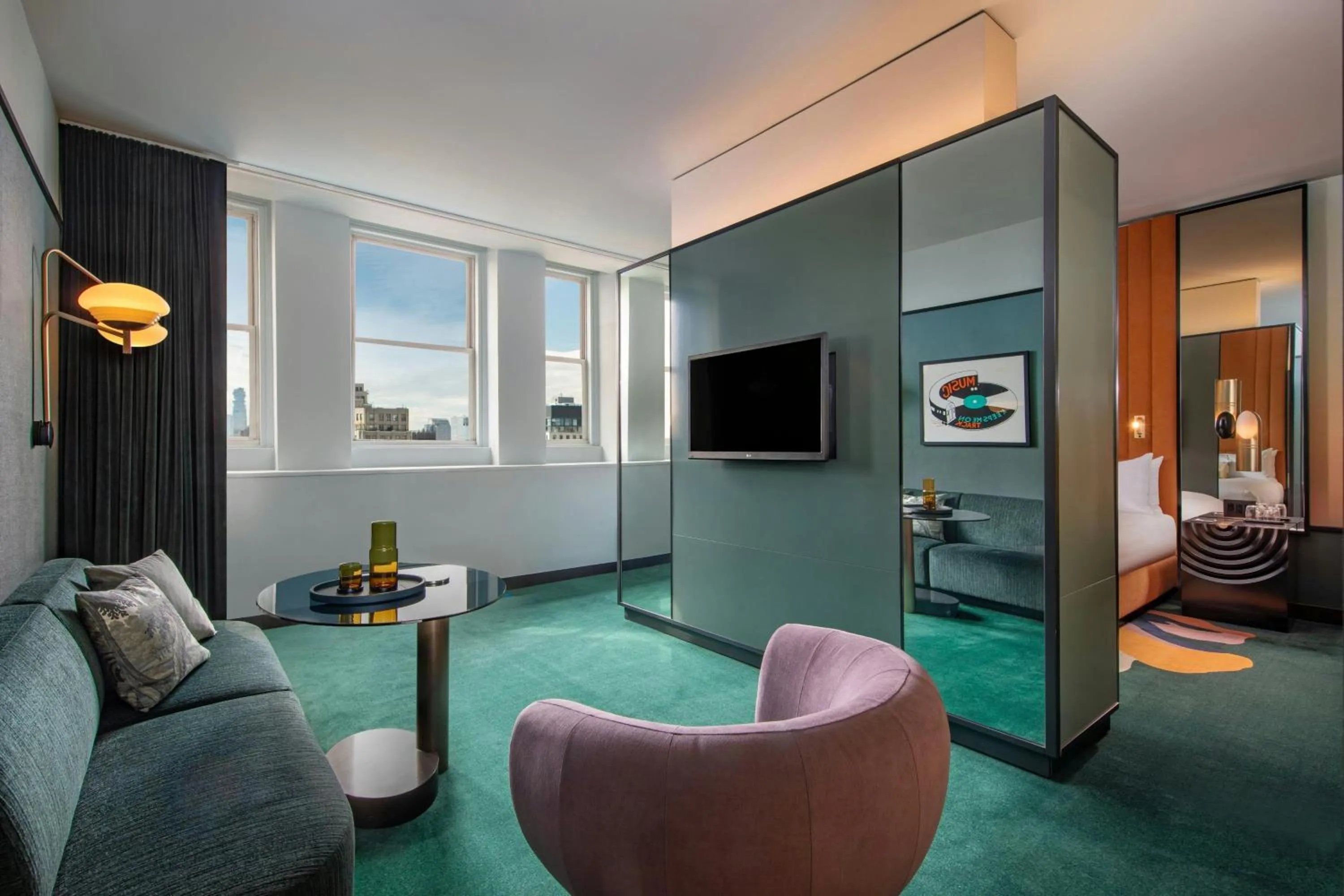 Living room in W New York - Union Square