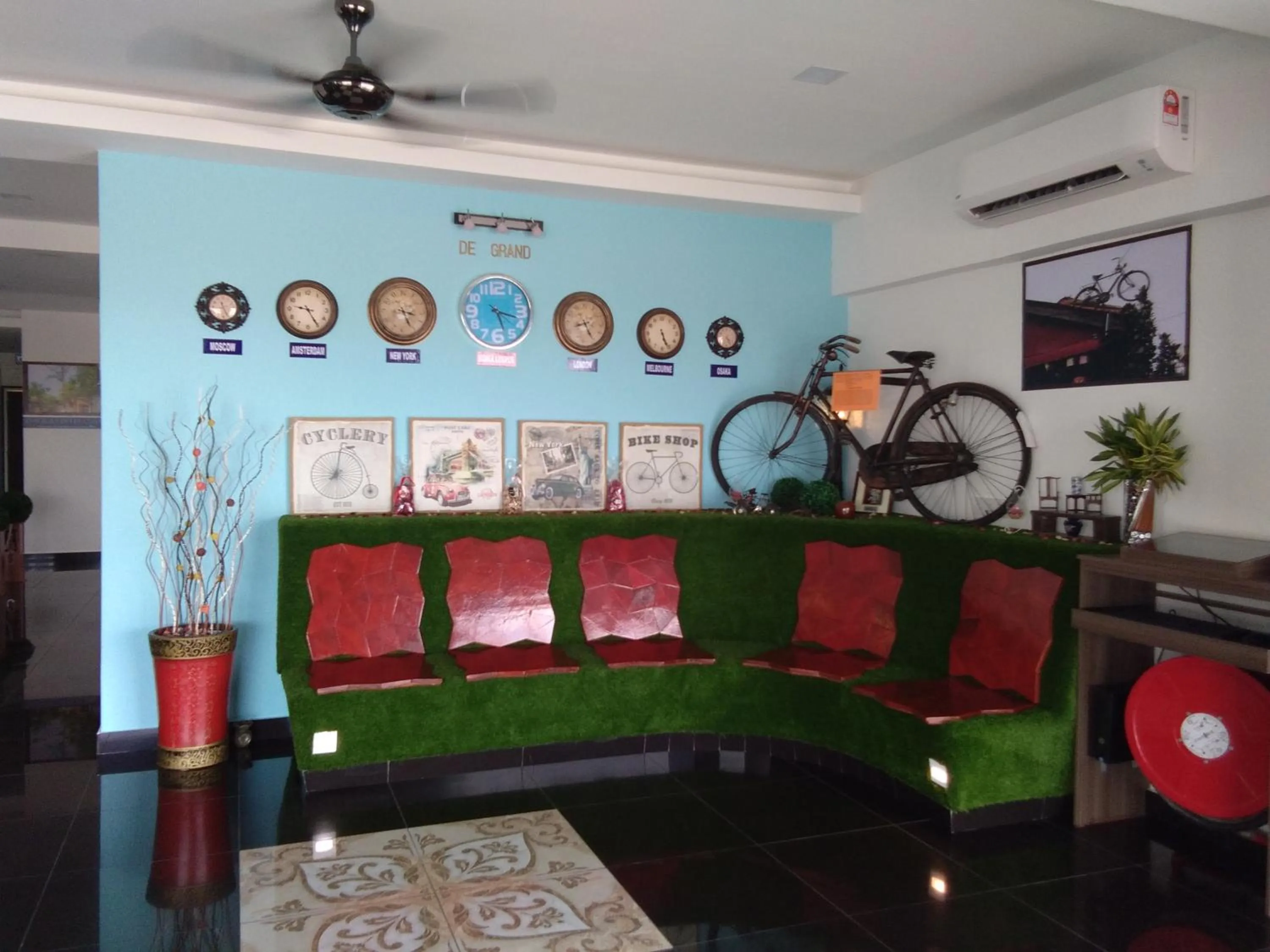 Lobby or reception in PI Grand Hotel