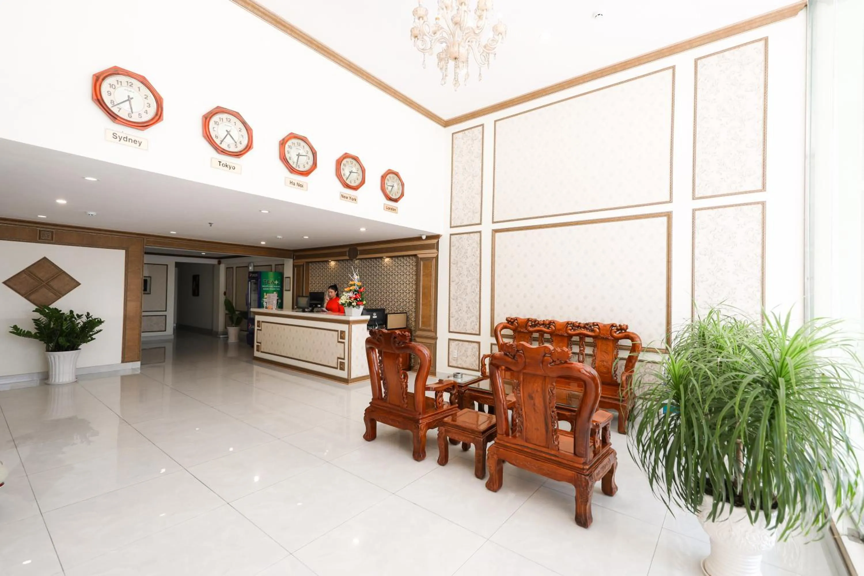 Lobby or reception in Minh Hoang Hotel
