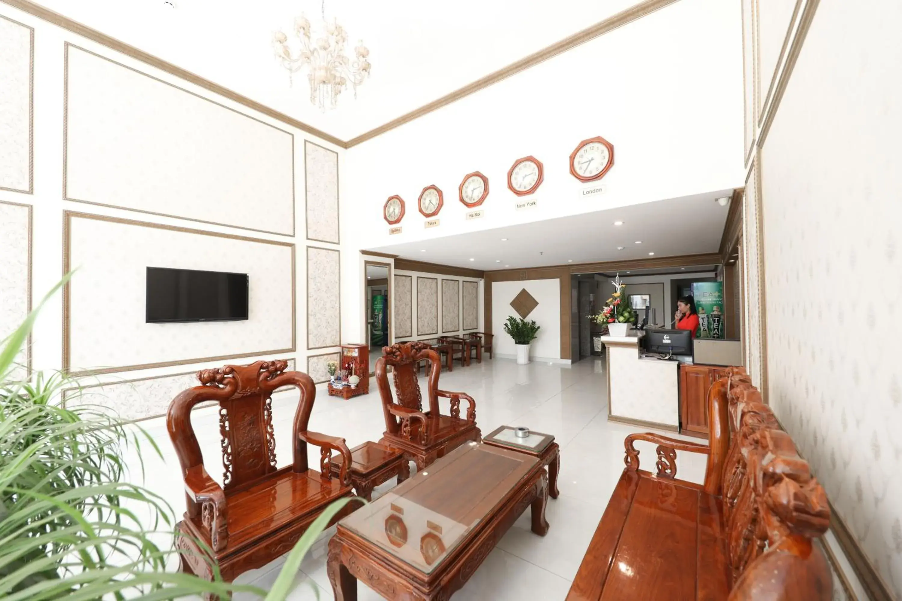 Lobby or reception in Minh Hoang Hotel Lobby or reception in Minh Hoang Hotel