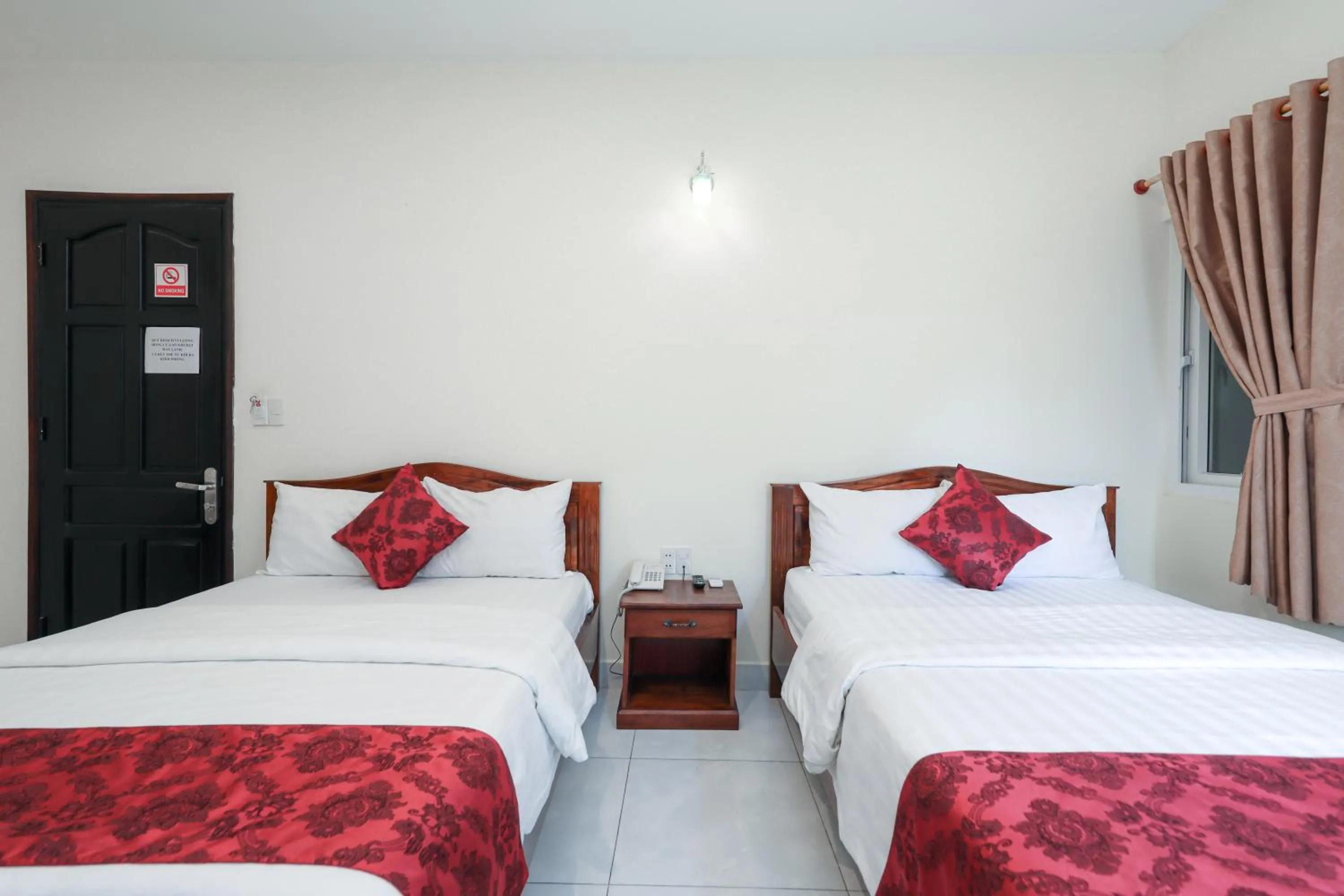 Bed in Minh Hoang Hotel