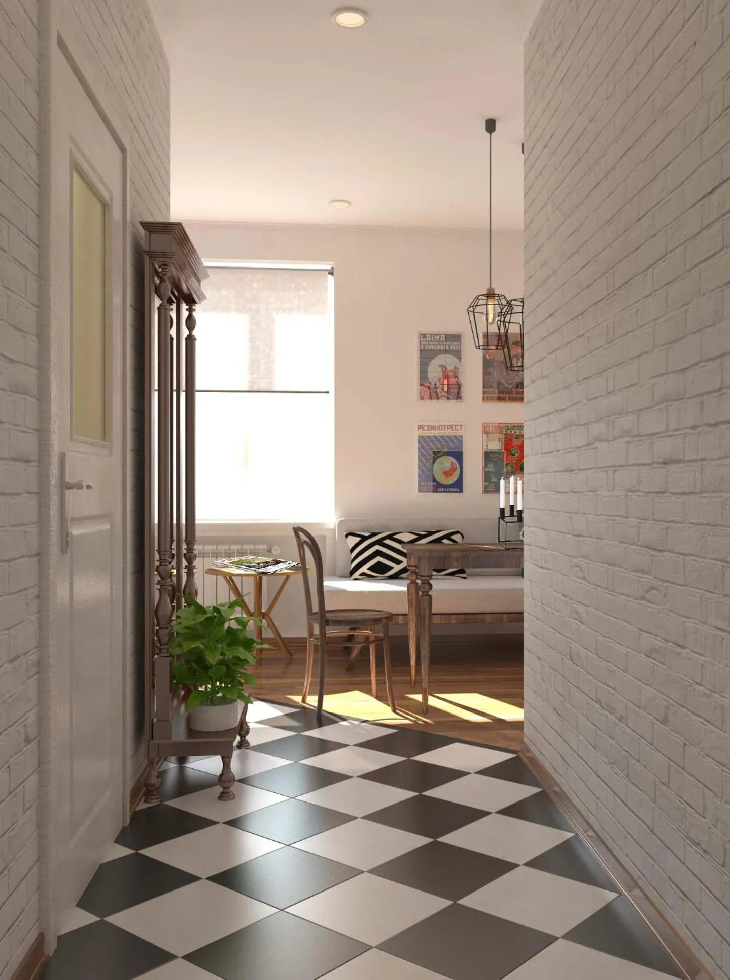 Living room in Art Studio