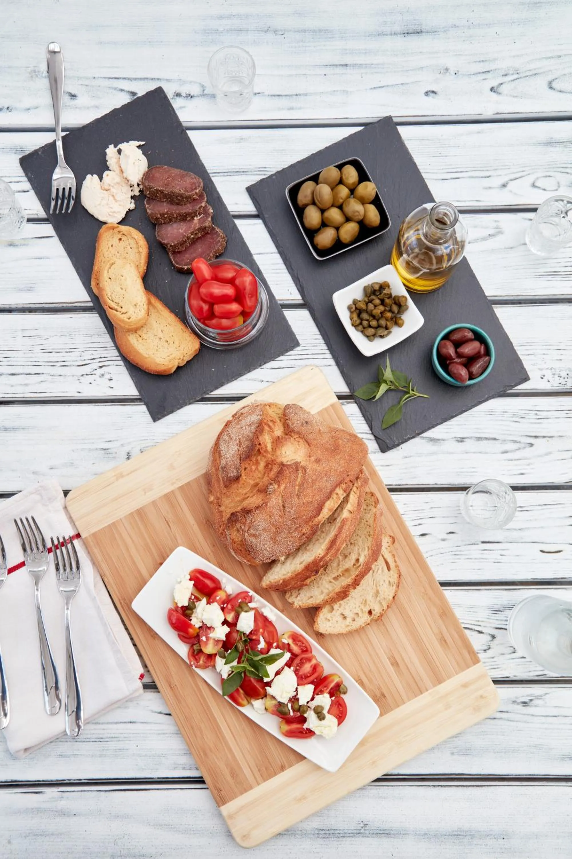 Food close-up in Mykonos Town Suites