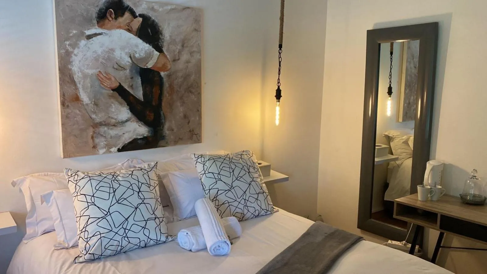 Bedroom, Bed in Luxury Upmarket Guesthouse 20 on 4th
