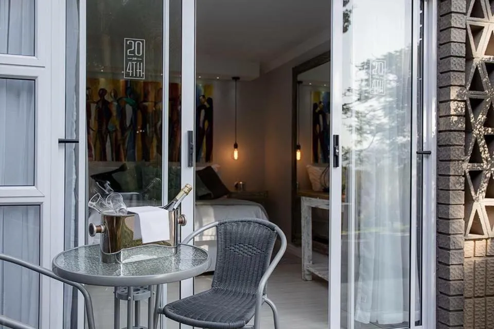 Patio in Luxury Upmarket Guesthouse 20 on 4th