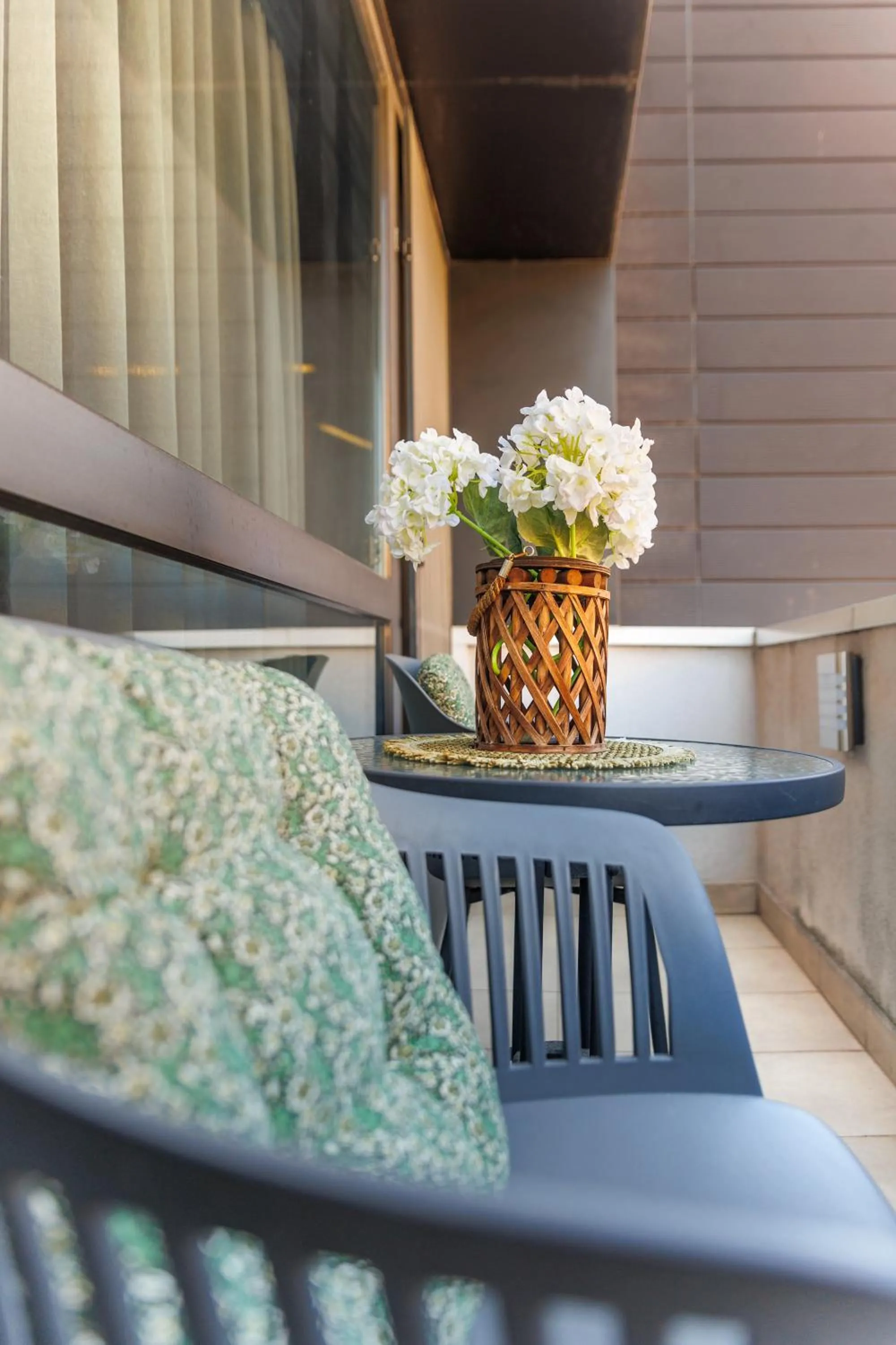 Balcony/Terrace in City Center Apartments with Parking