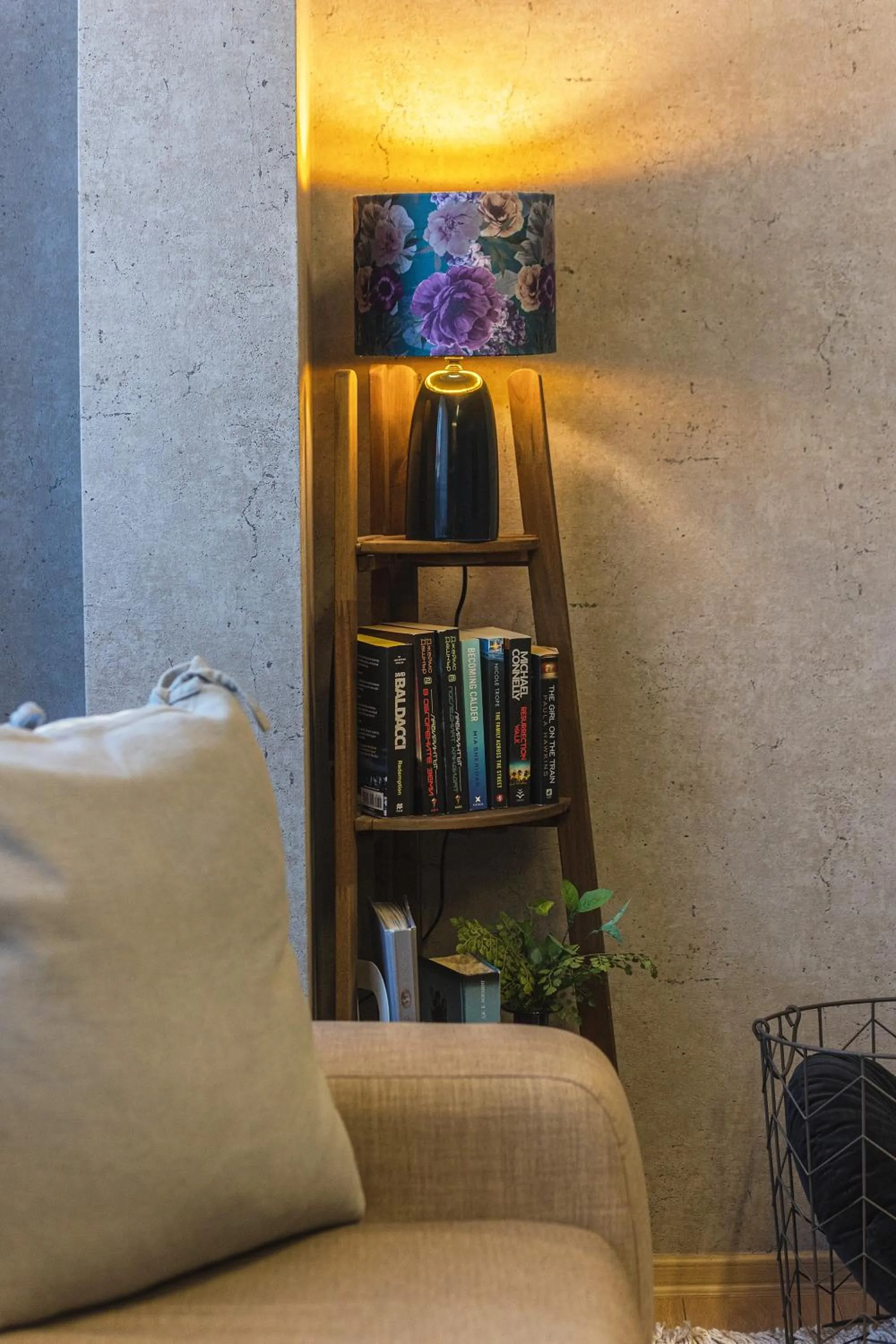 Living room in City Center Apartments with Parking