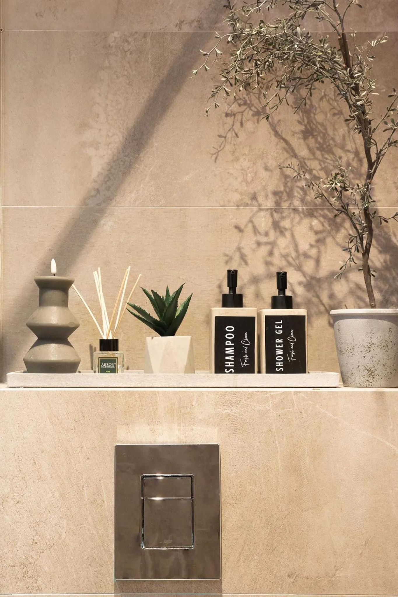 Bathroom in City Center Apartments with Parking