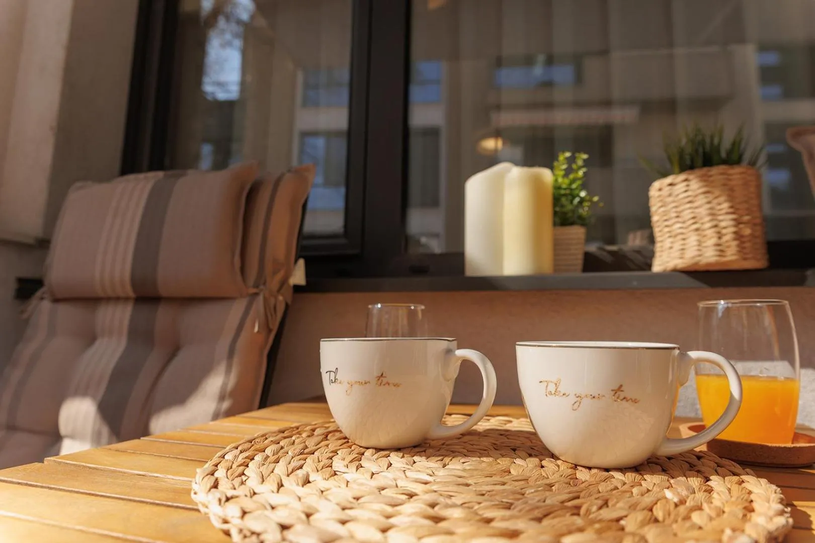 Balcony/Terrace in City Center Apartments with Parking