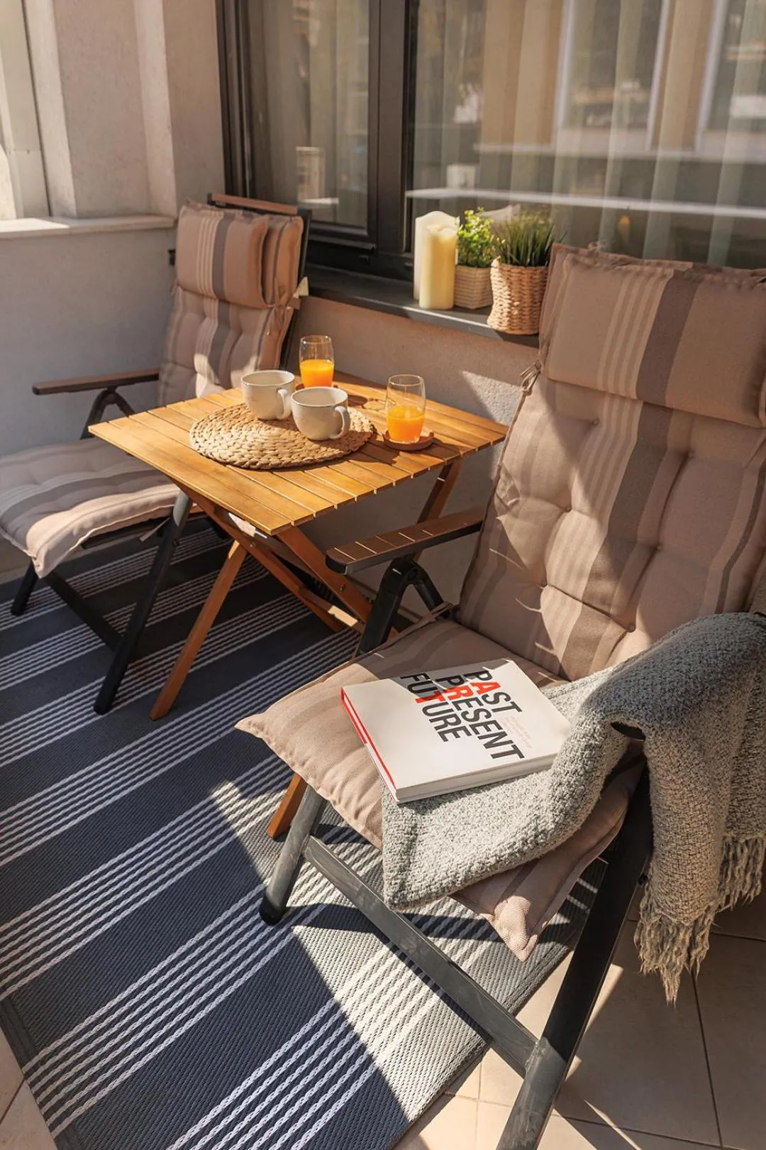 Balcony/Terrace in City Center Apartments with Parking
