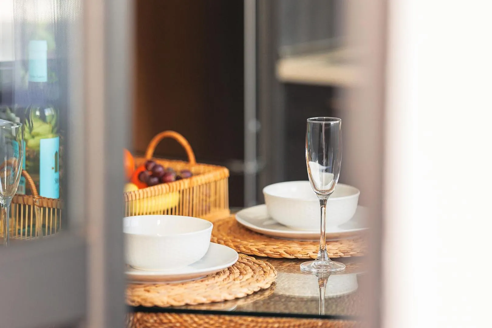 Kitchen or kitchenette in City Center Apartments with Parking