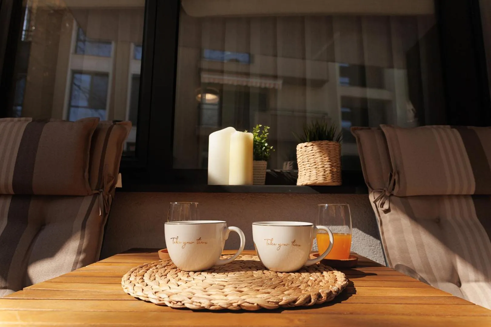 Balcony/Terrace in City Center Apartments with Parking