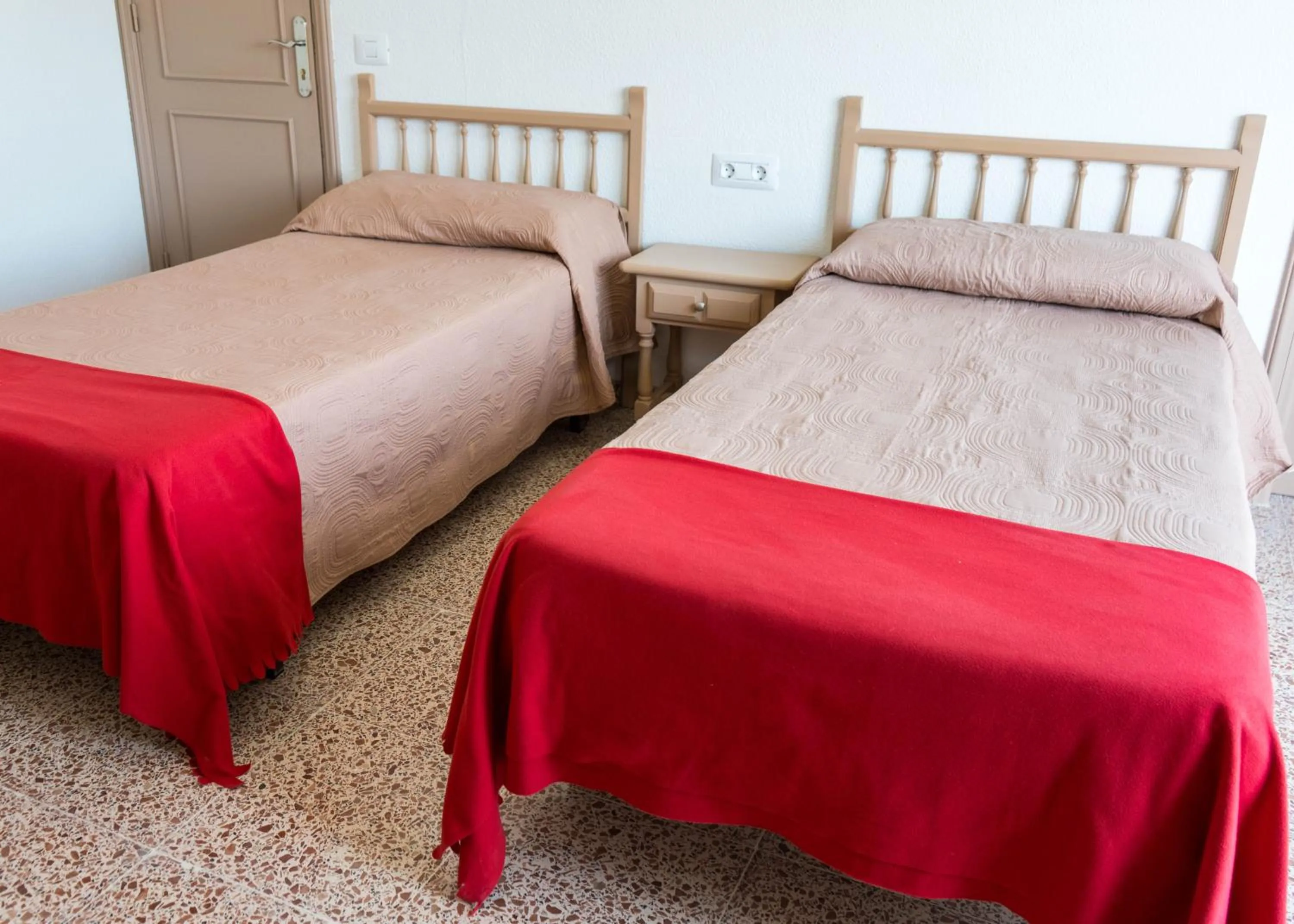 Bed in Pensión Alcalá