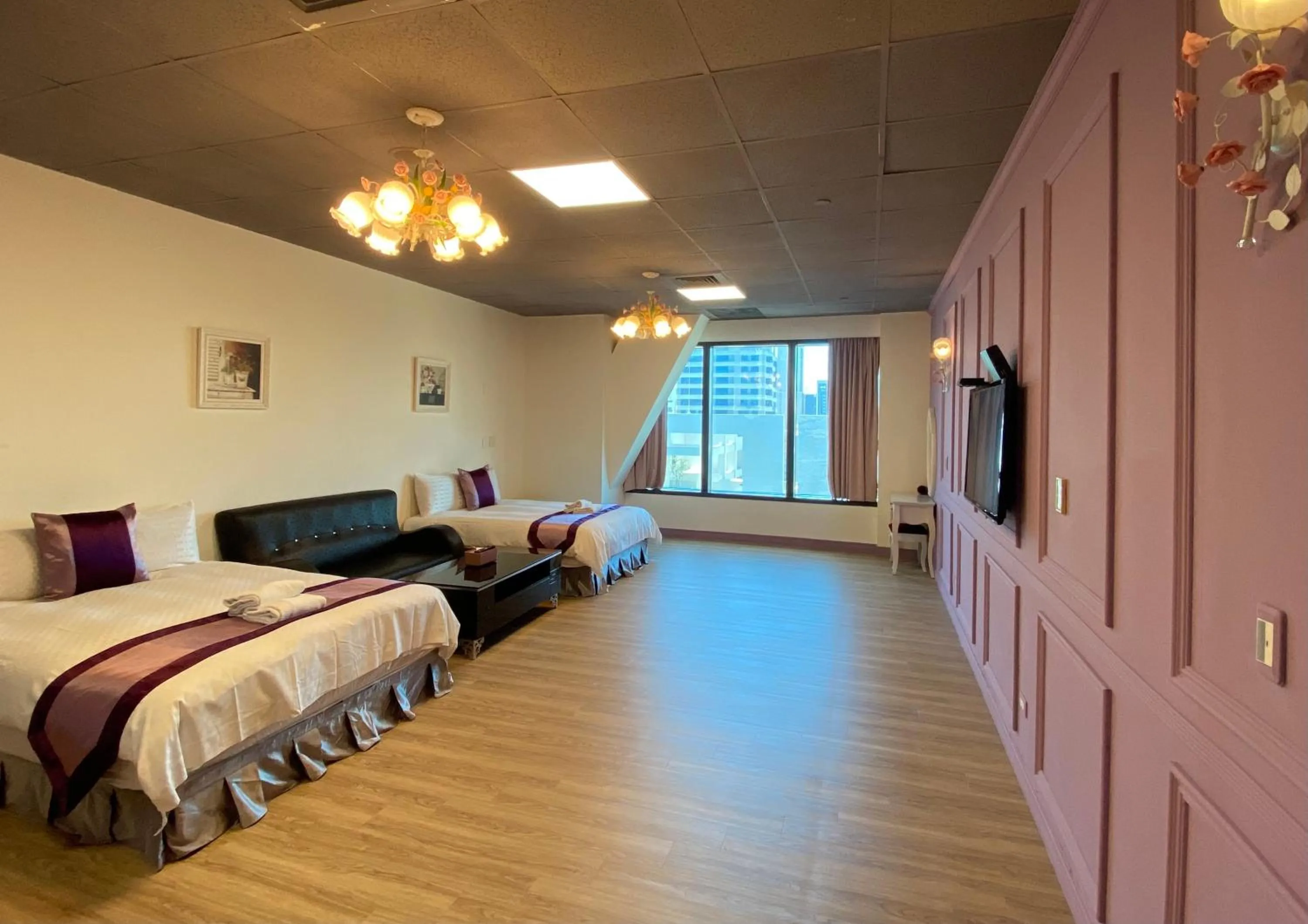 Bed in Neo Sky Hotel