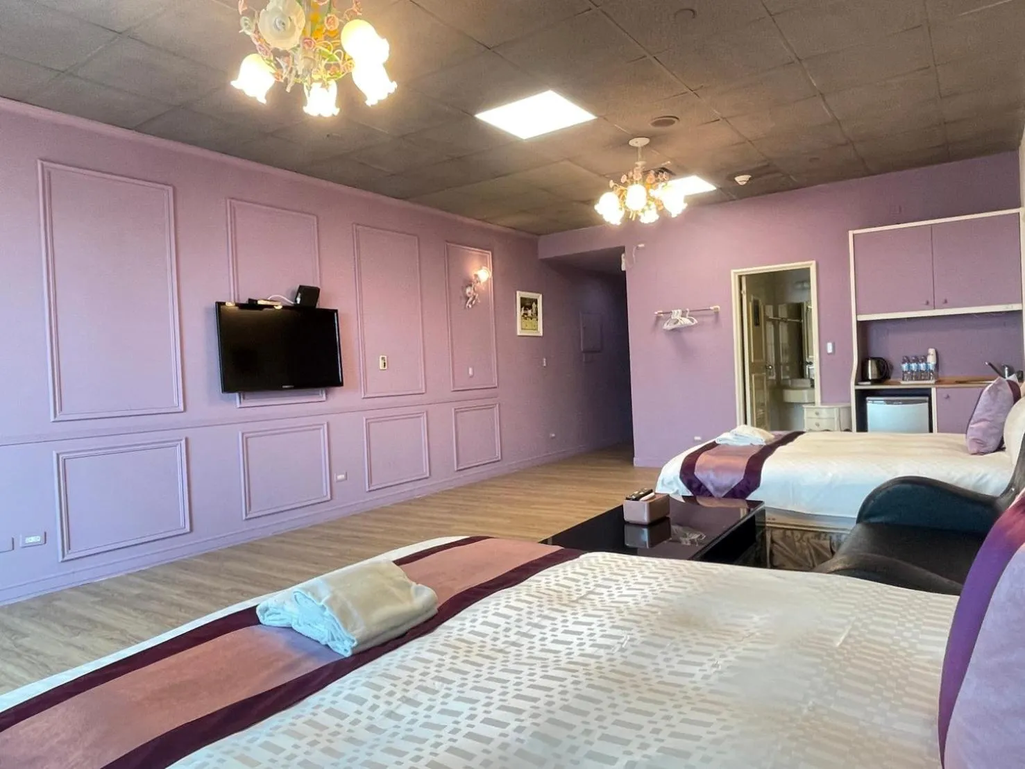 Bed in Neo Sky Hotel