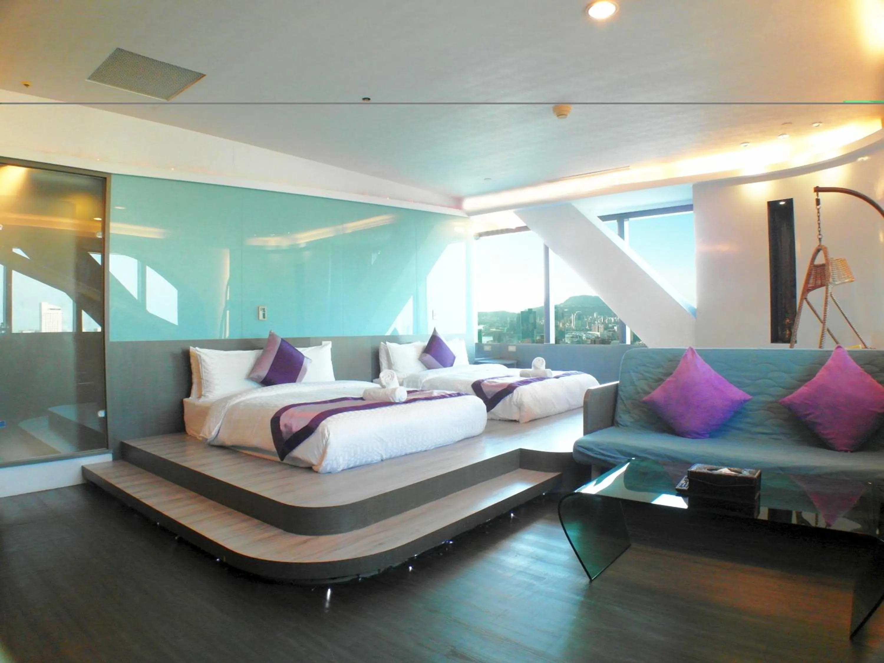 Bed in Neo Sky Hotel