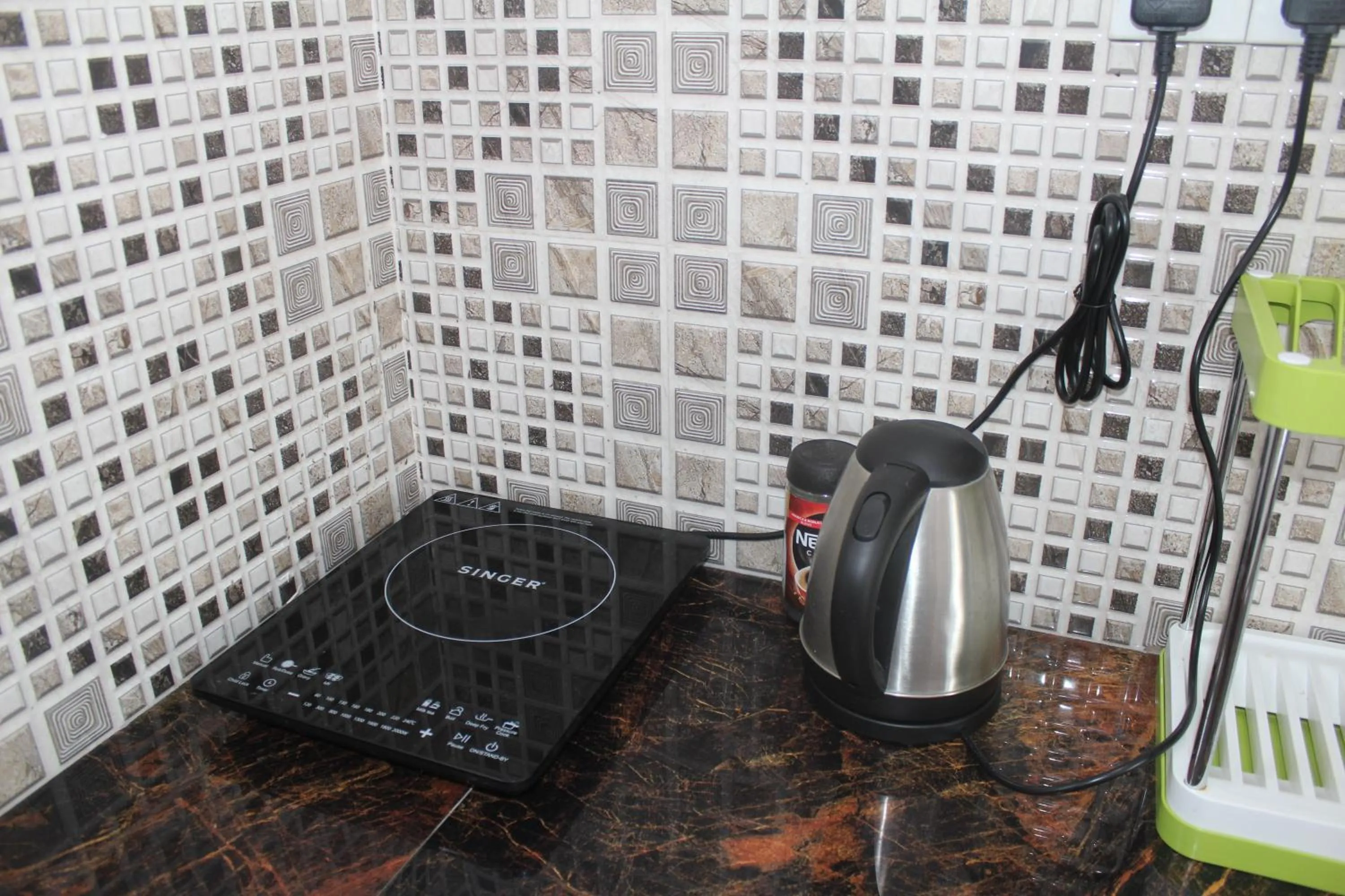 Kitchen or kitchenette in White Elephant Villa & Restaurant