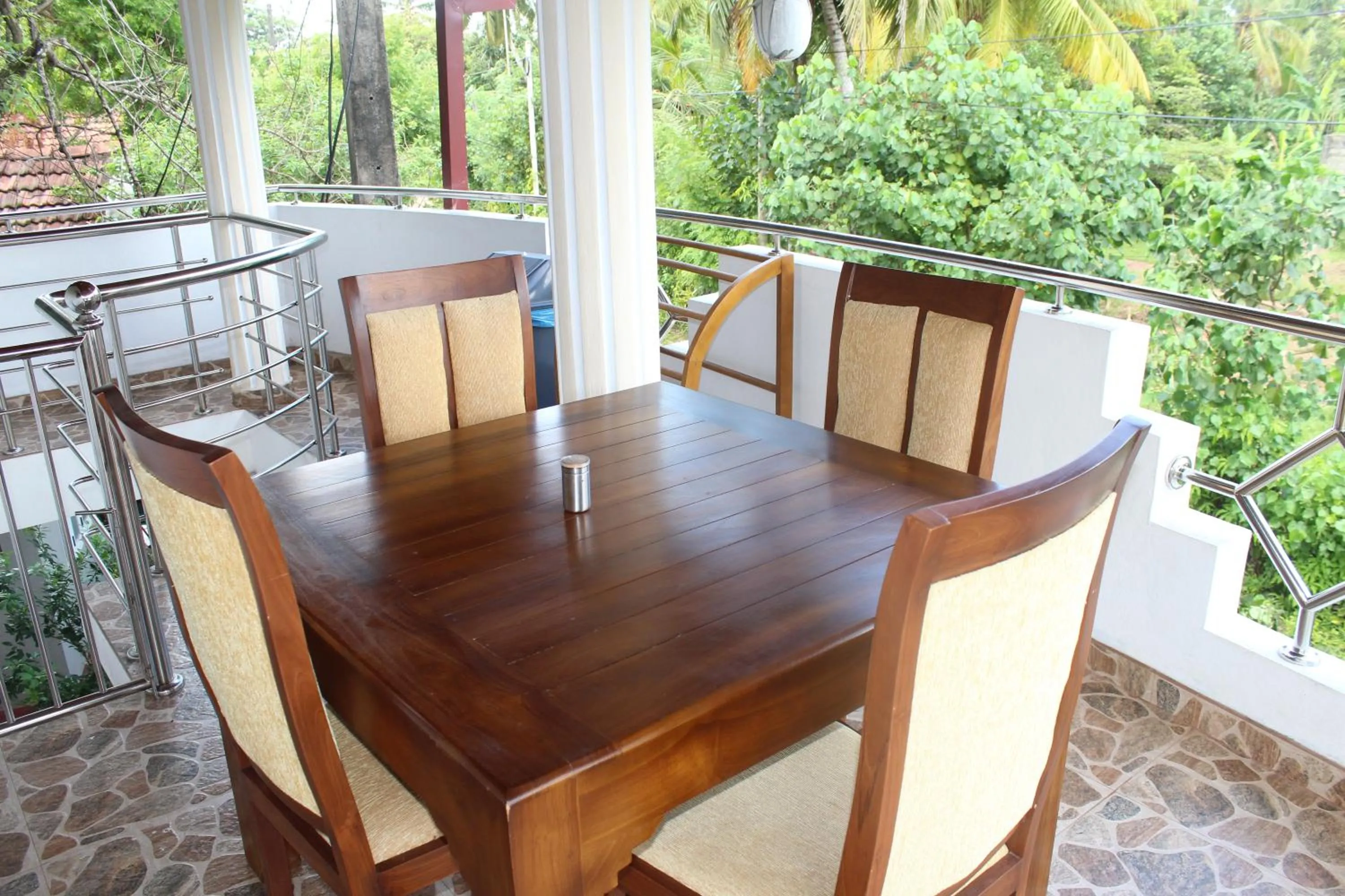 Balcony/Terrace in White Elephant Villa & Restaurant