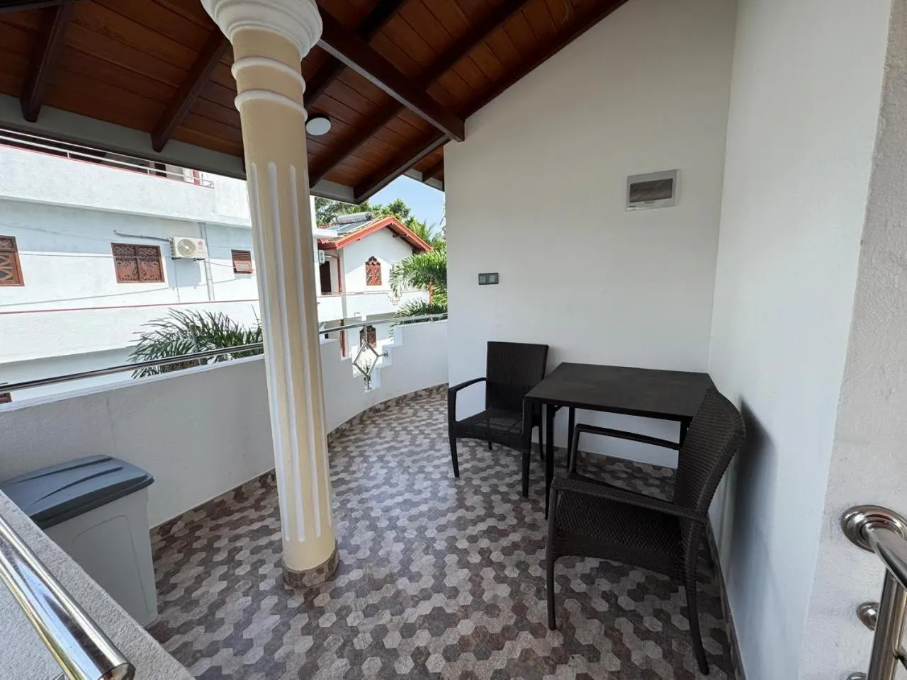 Balcony/Terrace in White Elephant Villa & Restaurant