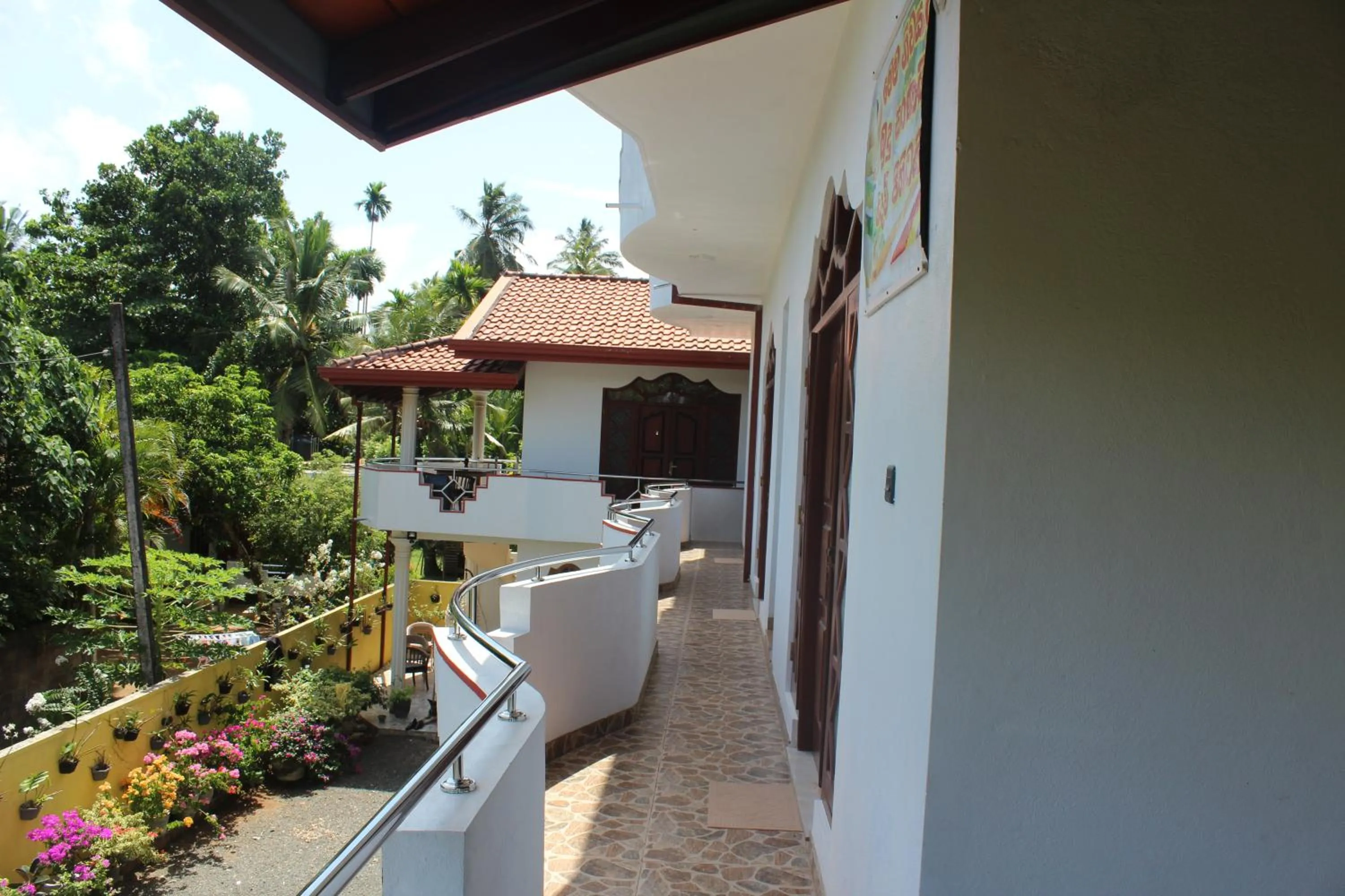 Balcony/Terrace in White Elephant Villa & Restaurant
