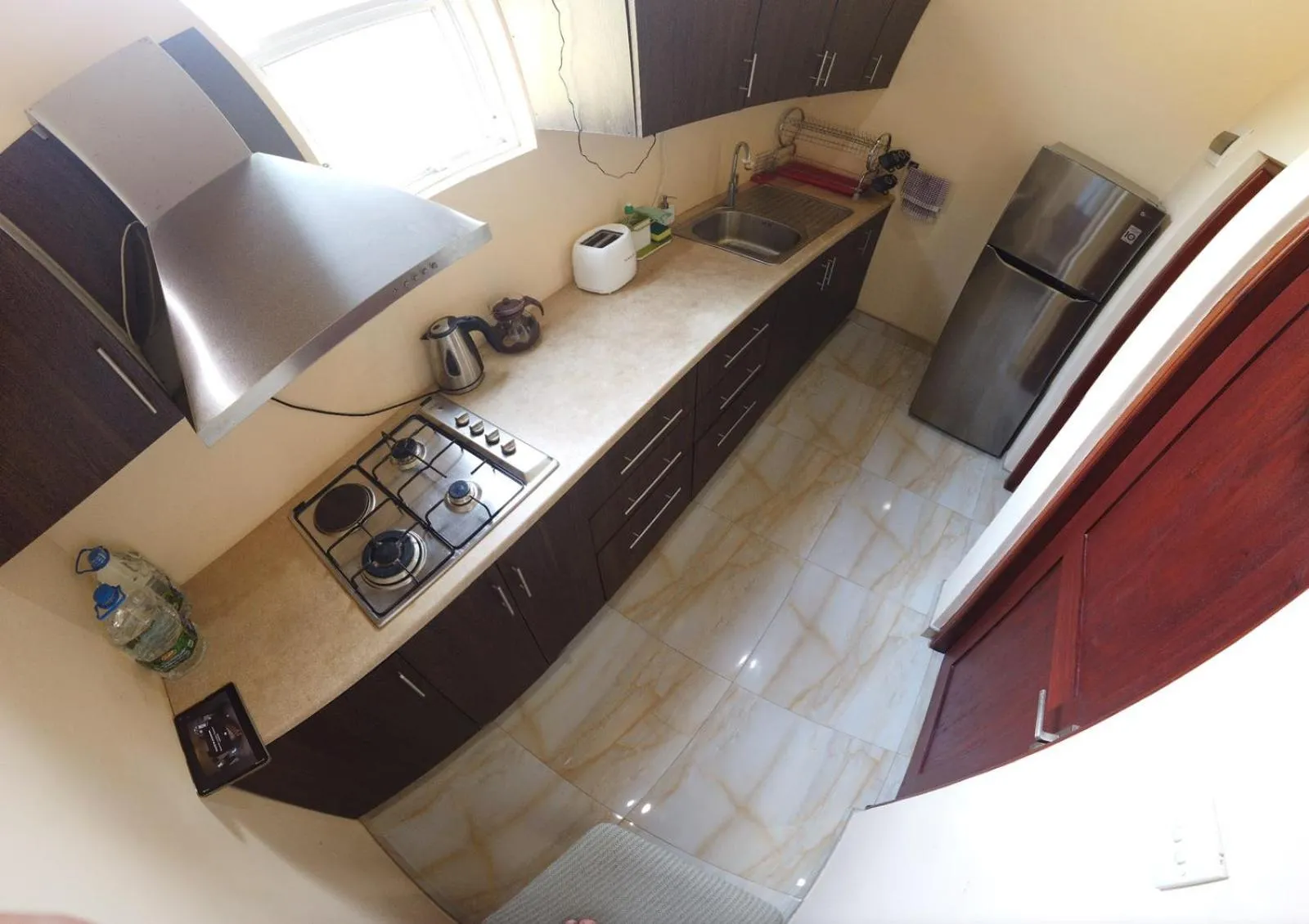 Kitchen or kitchenette in White Elephant Villa & Restaurant