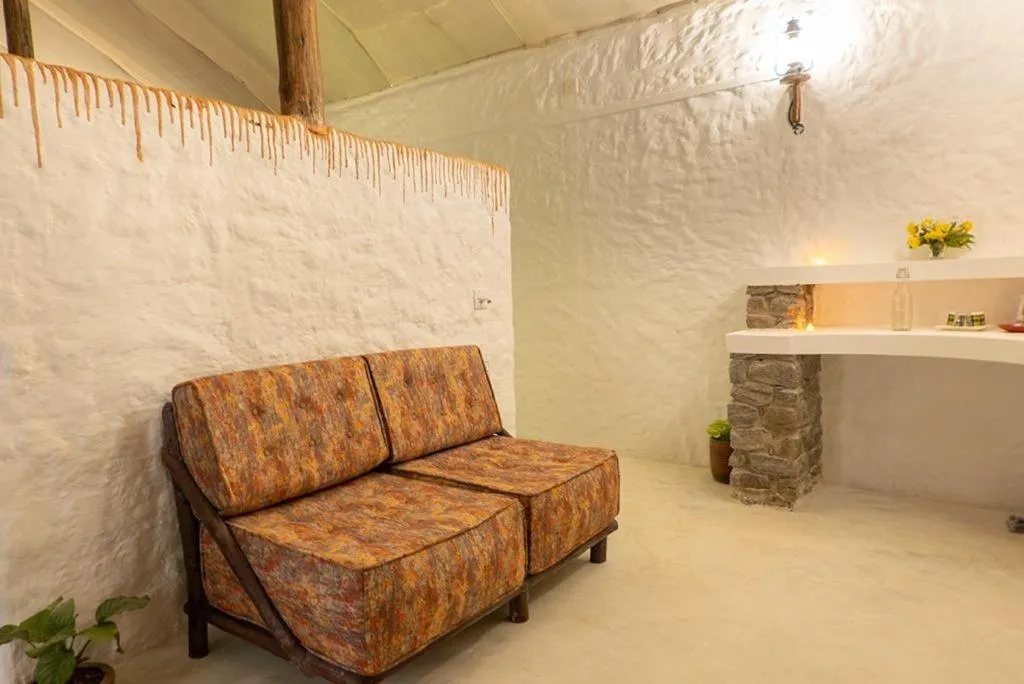 Living room in Deshadan Eco Valley Resort - An Eco friendly Mud House