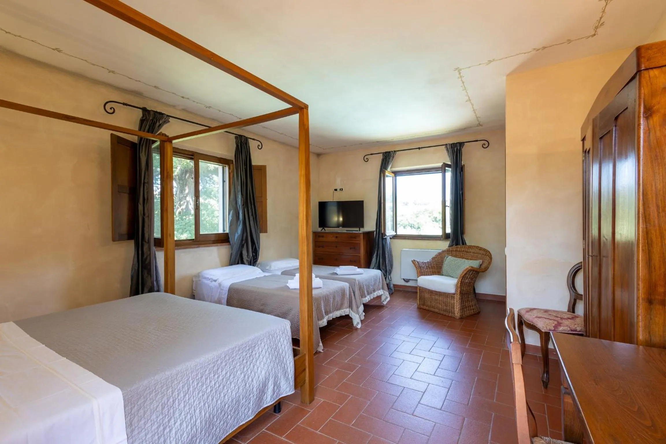 Bedroom, Bed in Relais Ciavatta Country Hotel