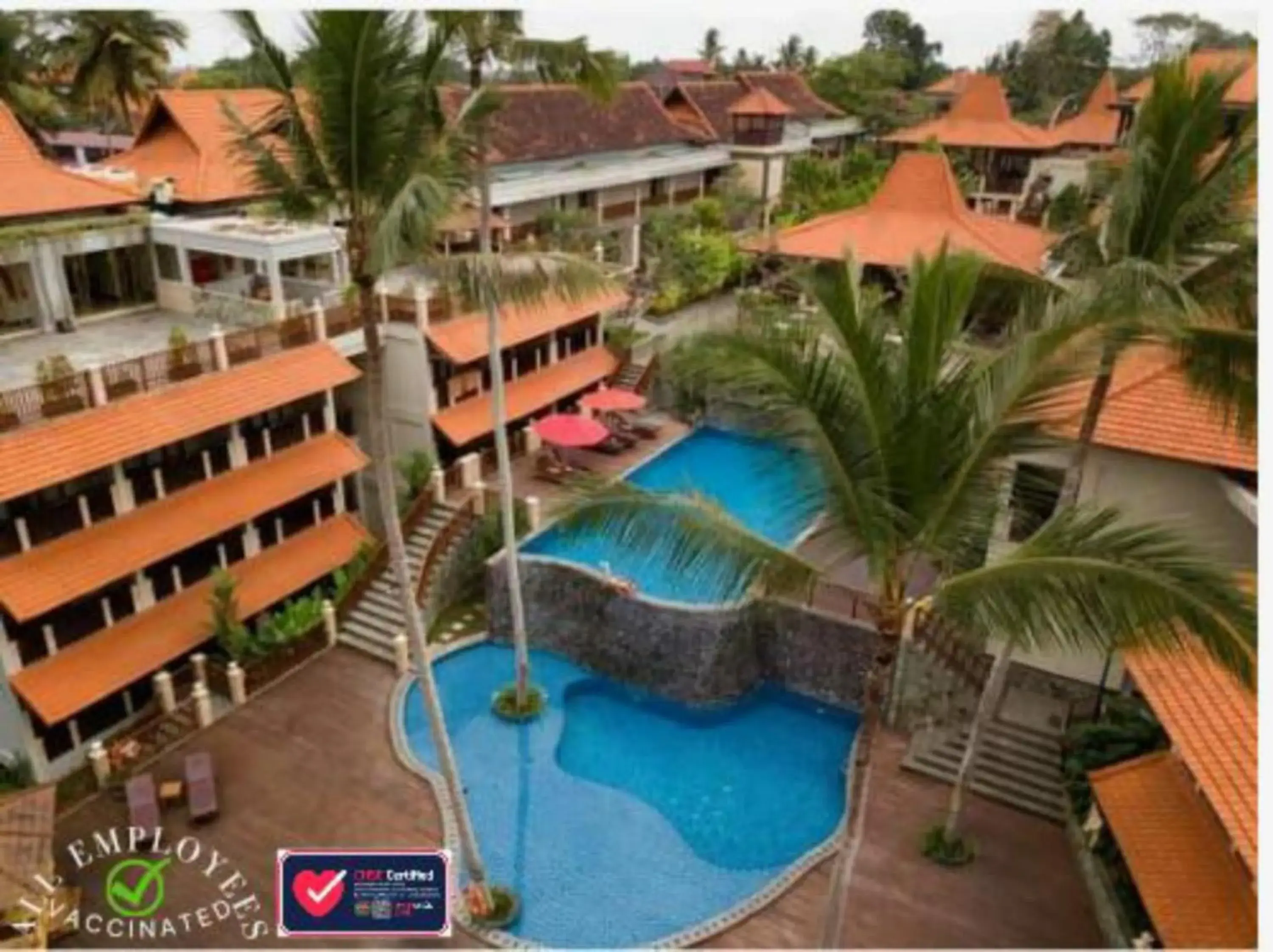 Swimming pool in Best Western Premier Agung Resort Ubud Swimming pool in Best Western Premier Agung Resort Ubud