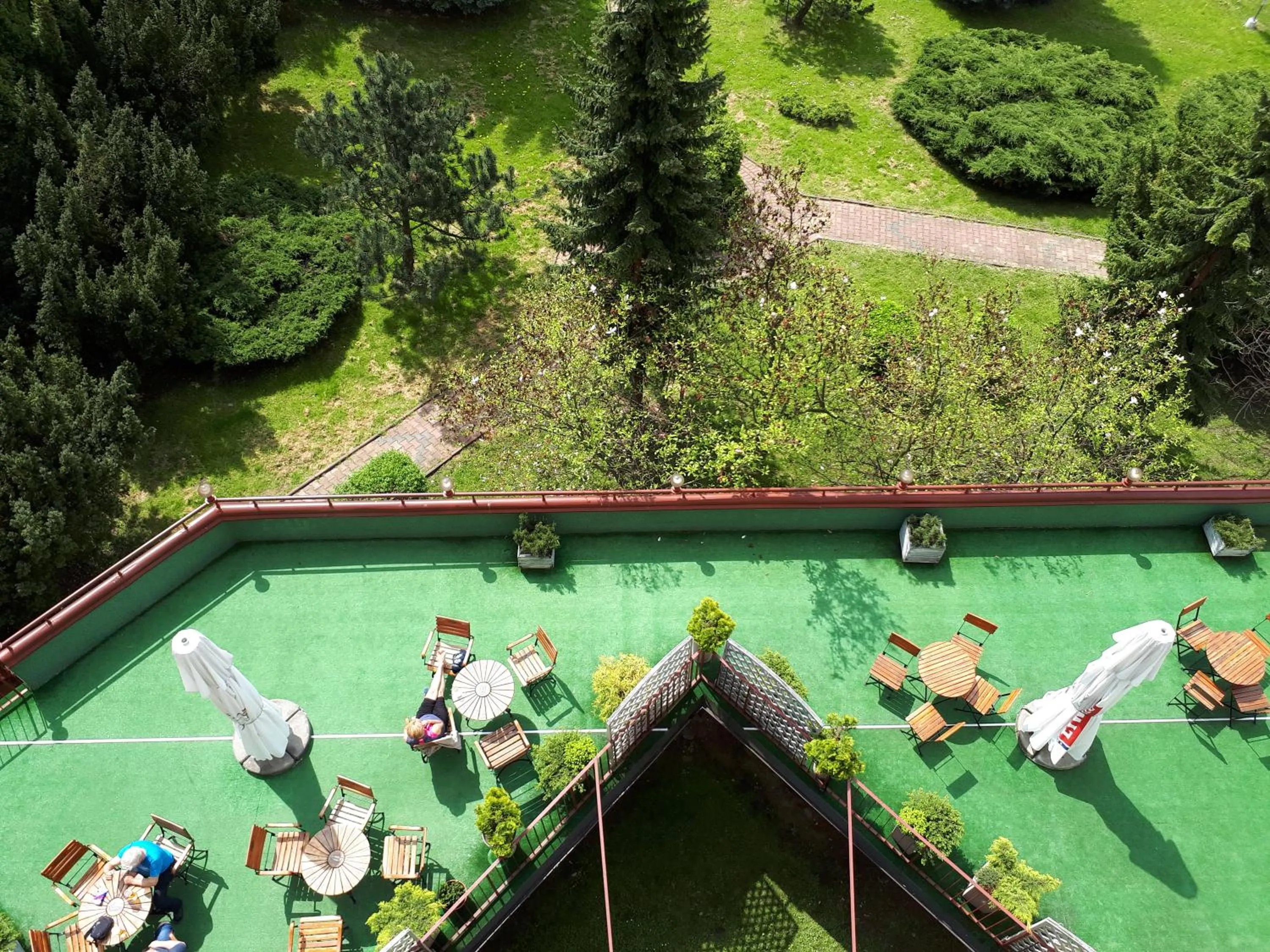 Balcony/Terrace in Hotel Jaskółka
