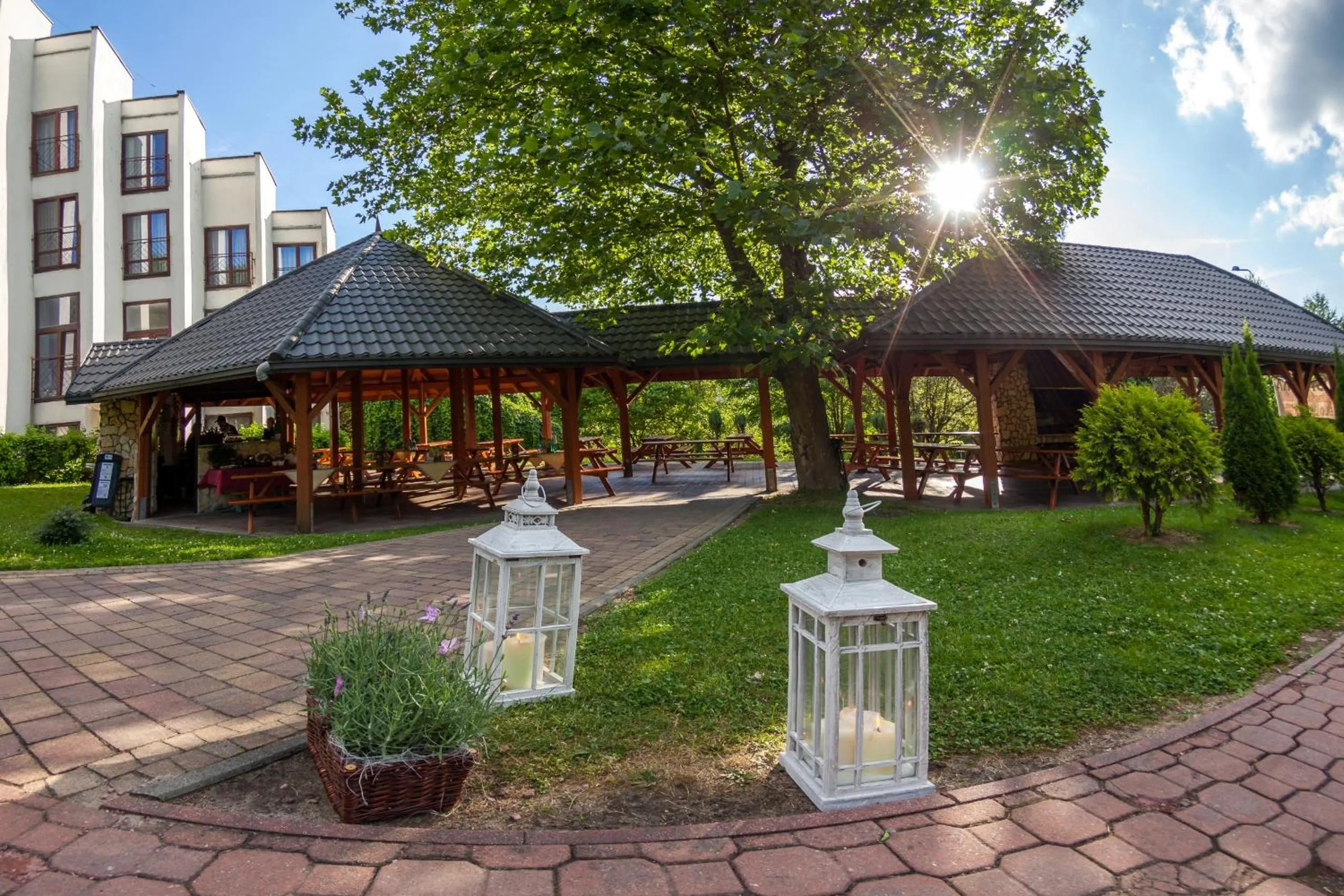 BBQ facilities in Hotel Jaskółka