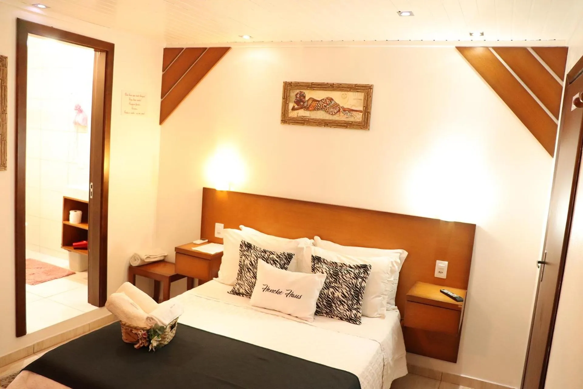 Bed in Pousada Hencke Haus