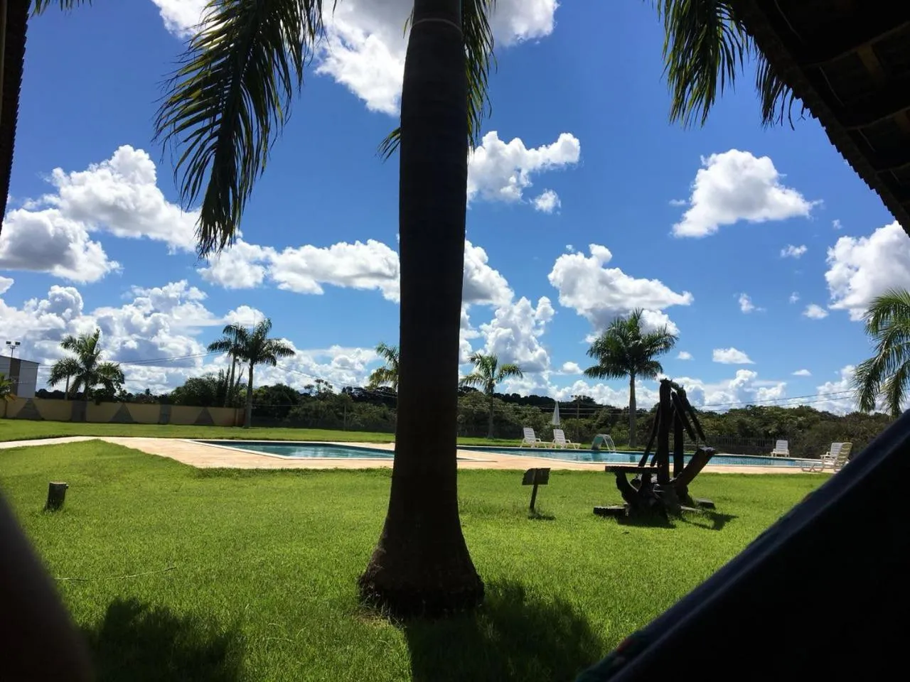 Garden view in Pousada Haras Santa Rita
