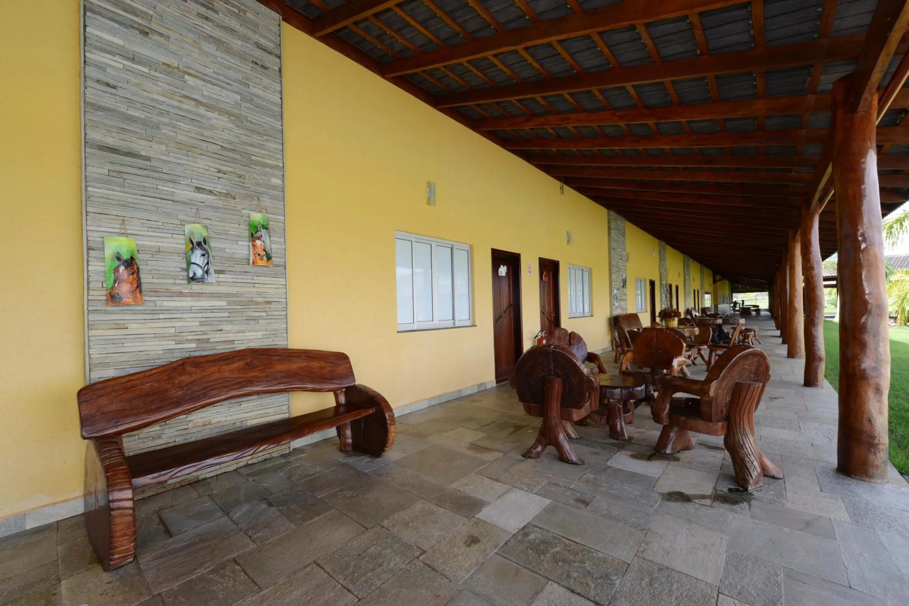 Balcony/Terrace in Pousada Haras Santa Rita