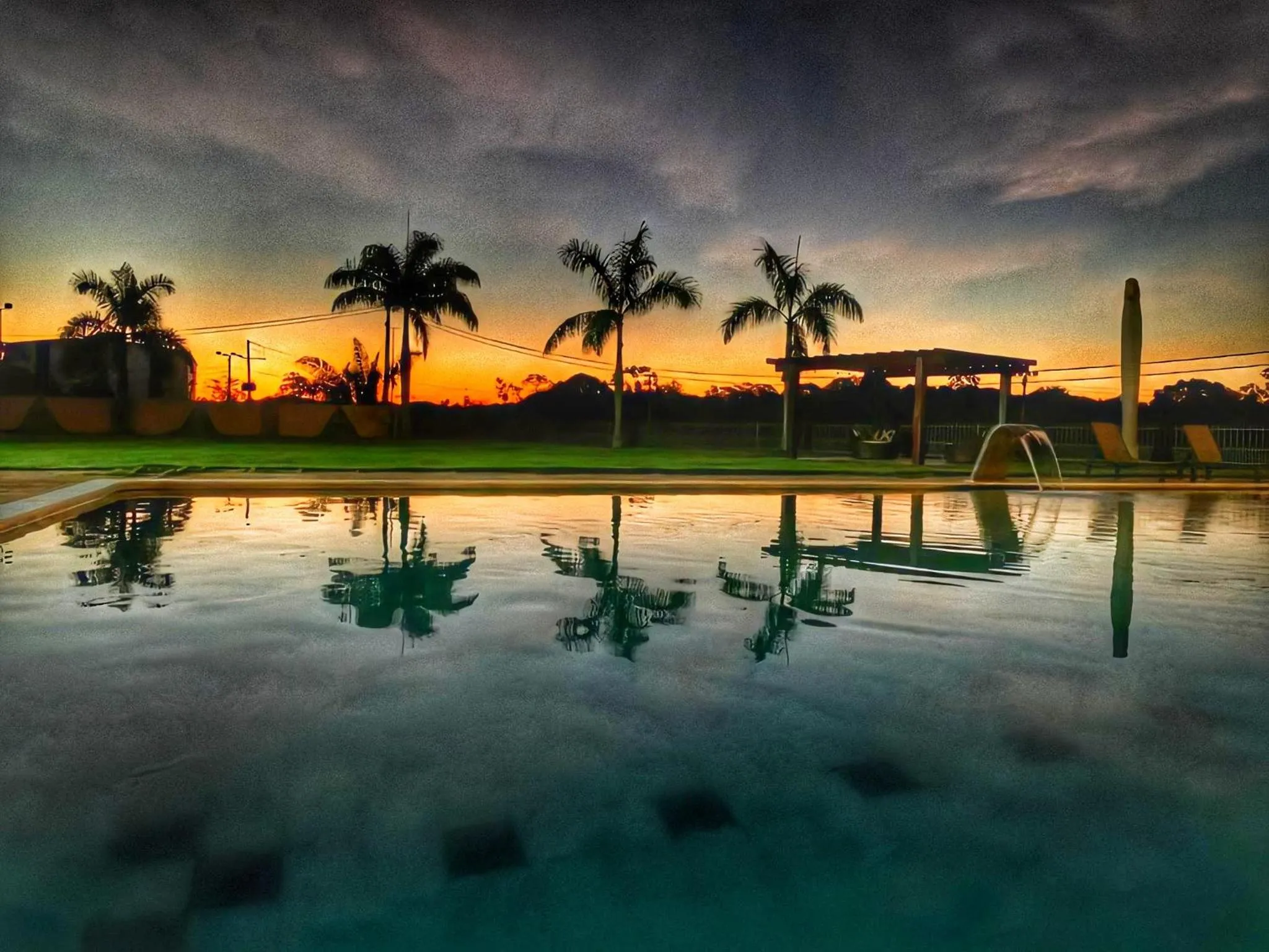 Swimming pool in Pousada Haras Santa Rita