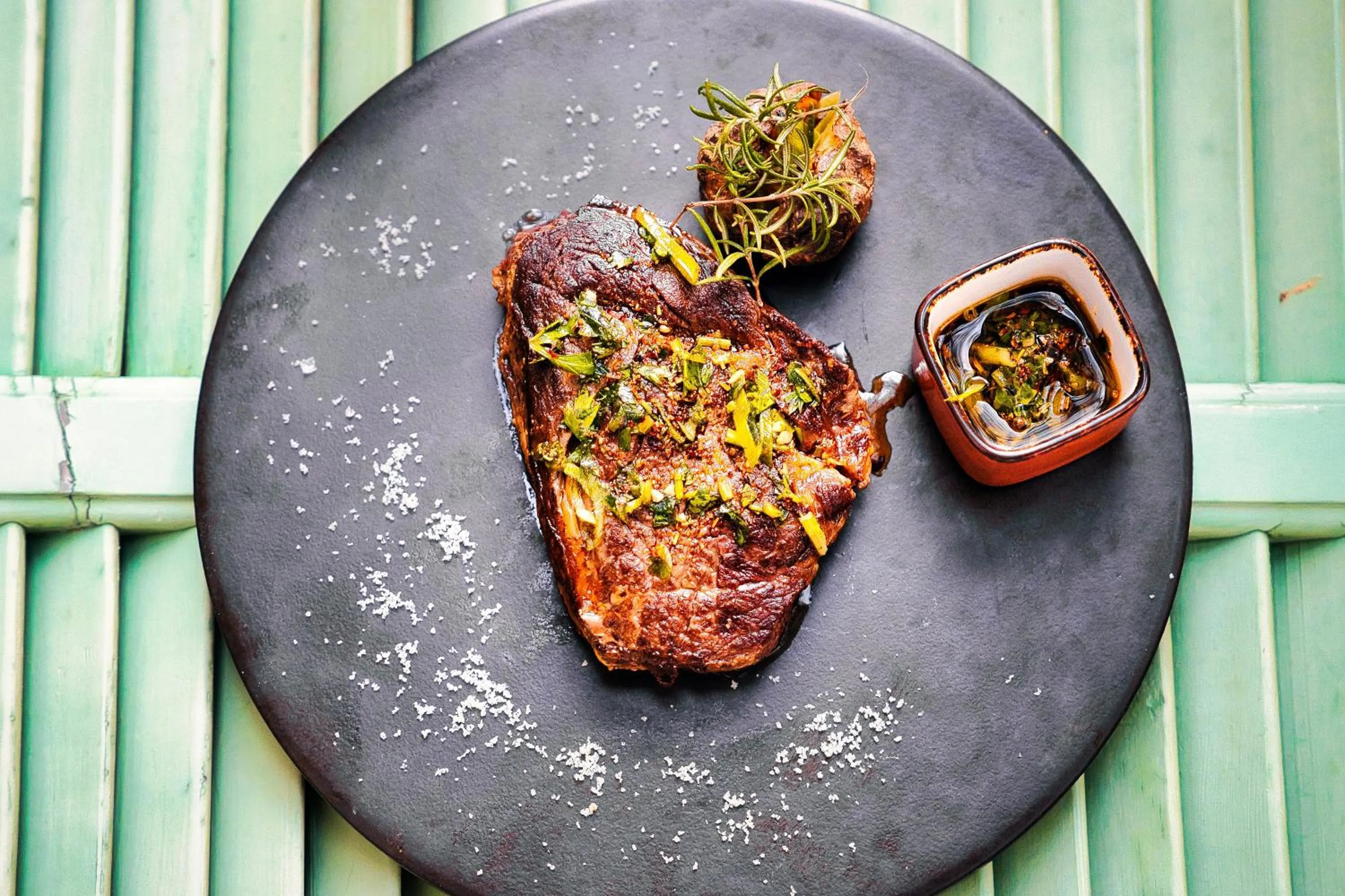 Dinner in Hotel Les Palmiers