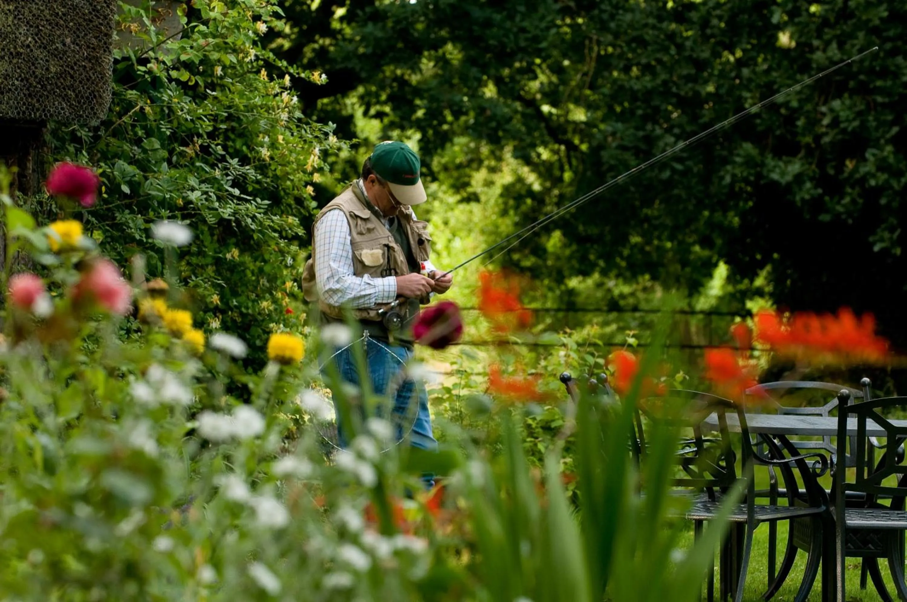 Fishing in The Grosvenor Stockbridge