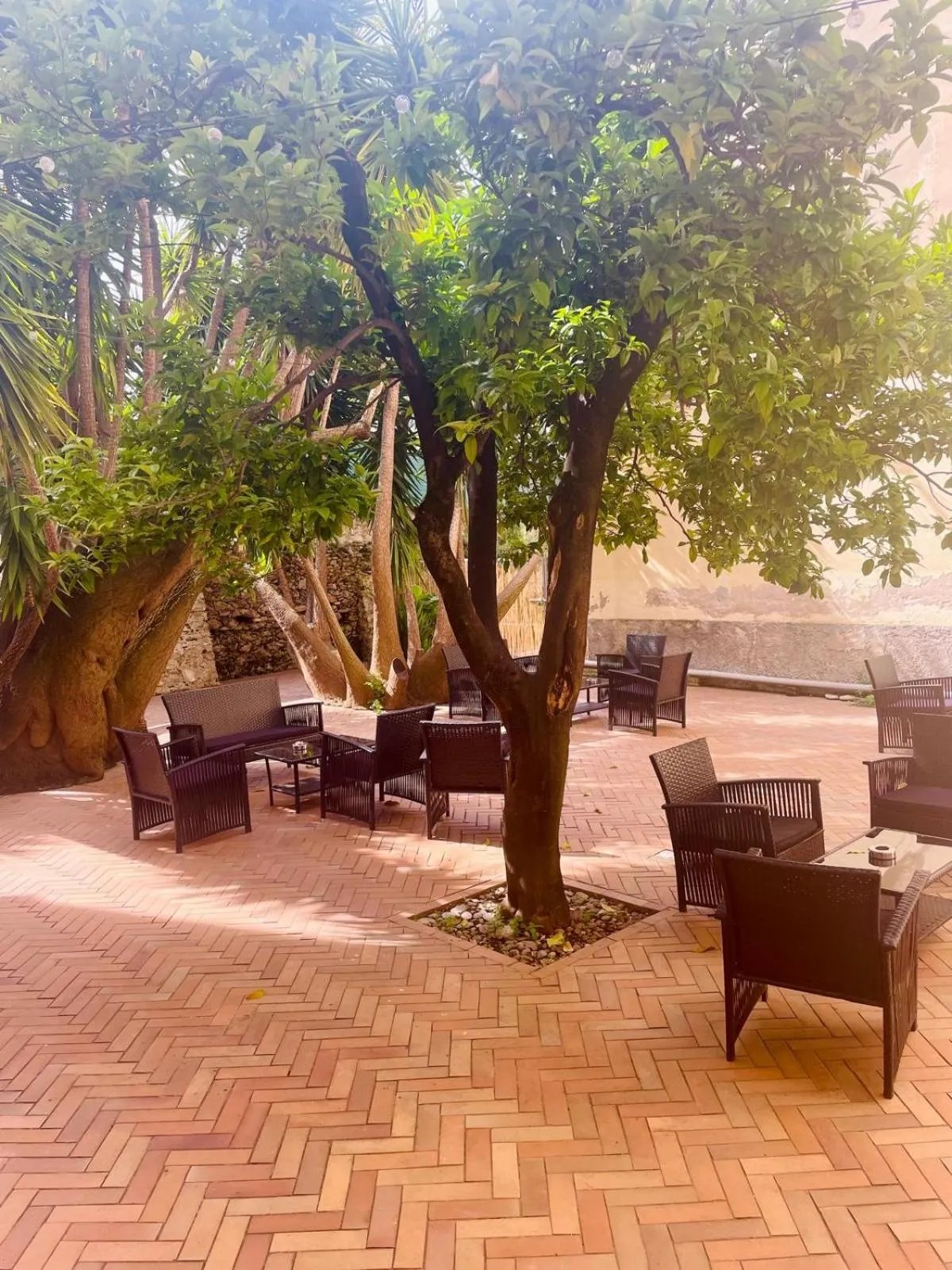 Garden in Hotel Florenz