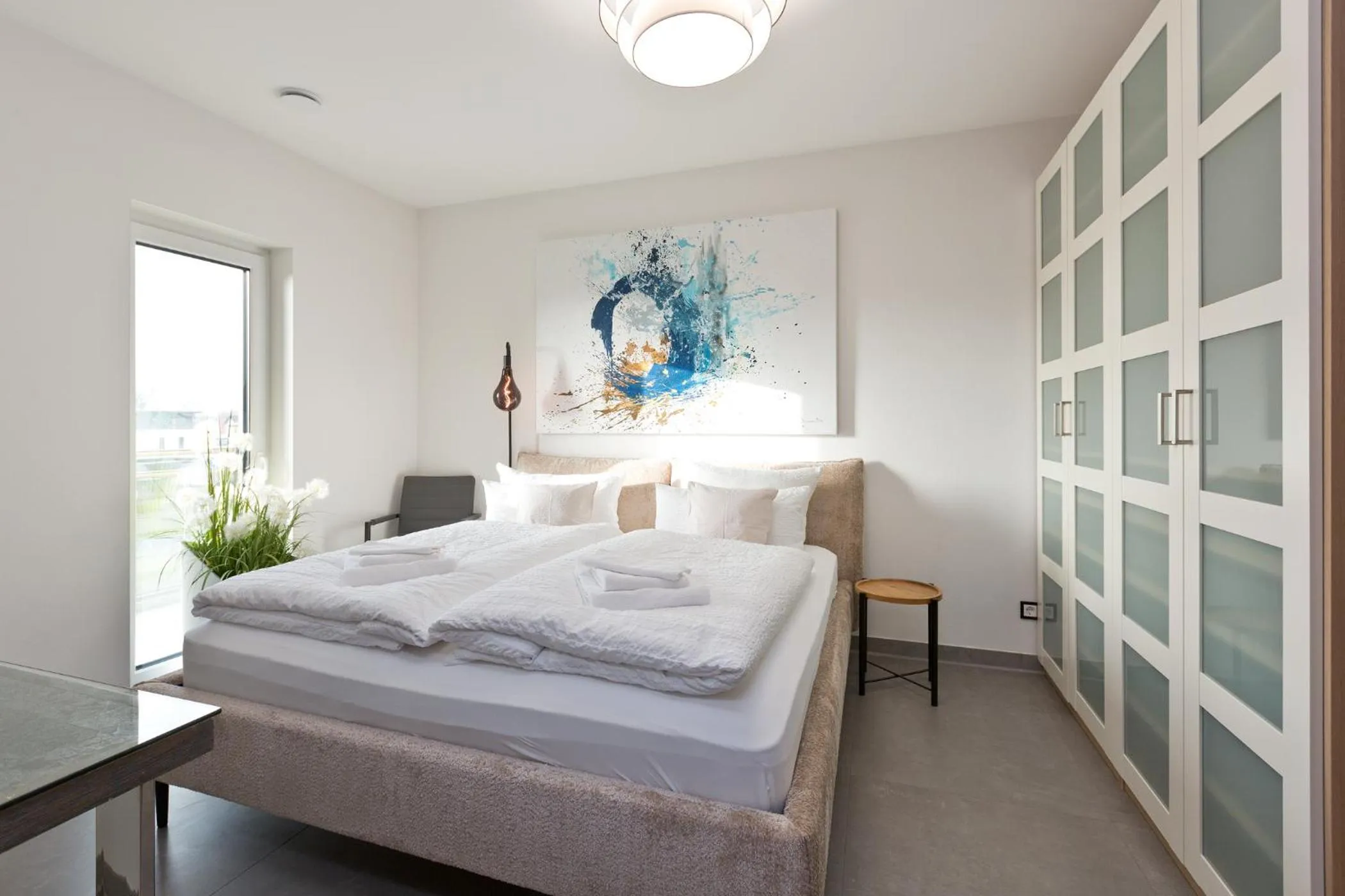 Bedroom, Bed in Kells Appartements