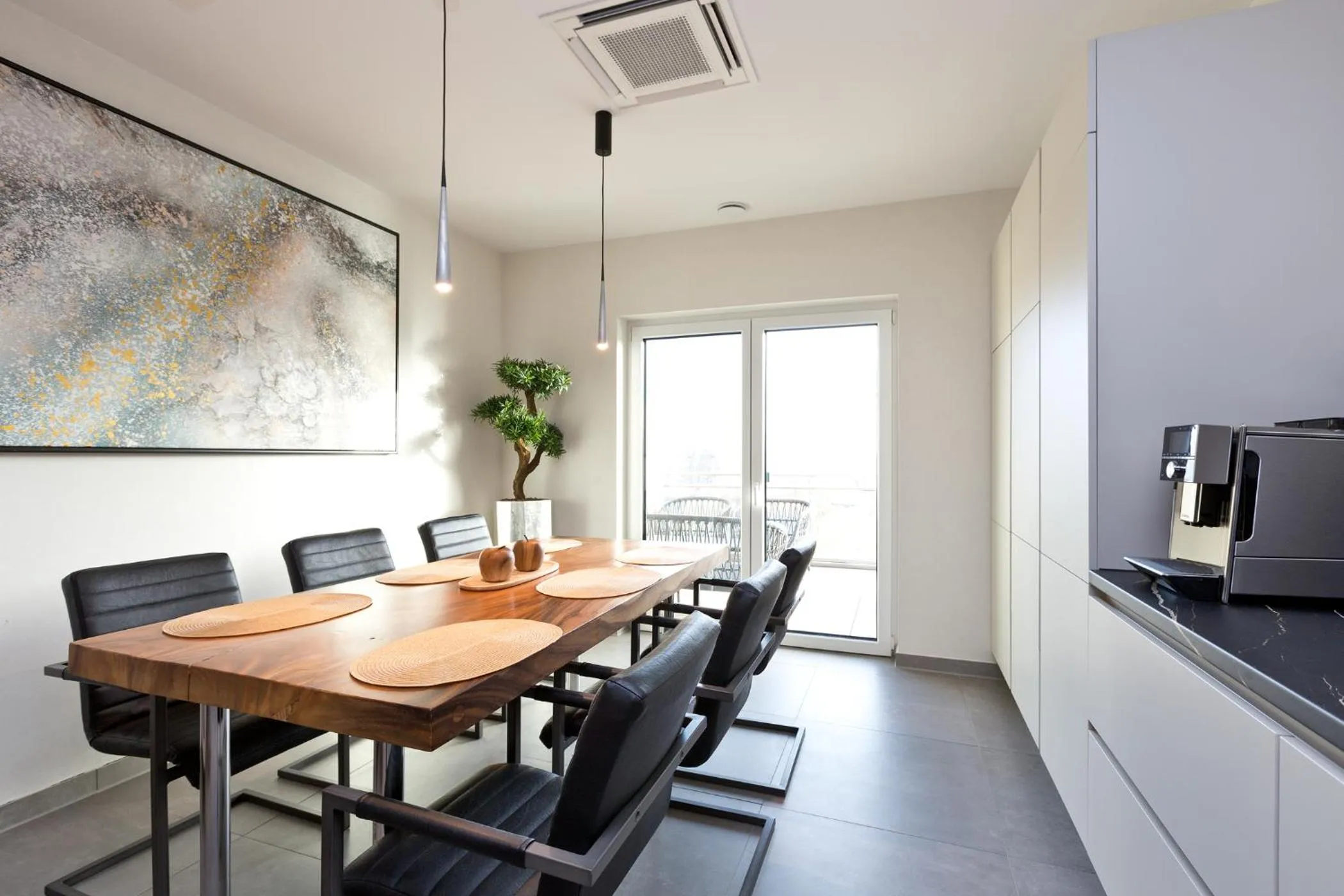 kitchen in Kells Appartements