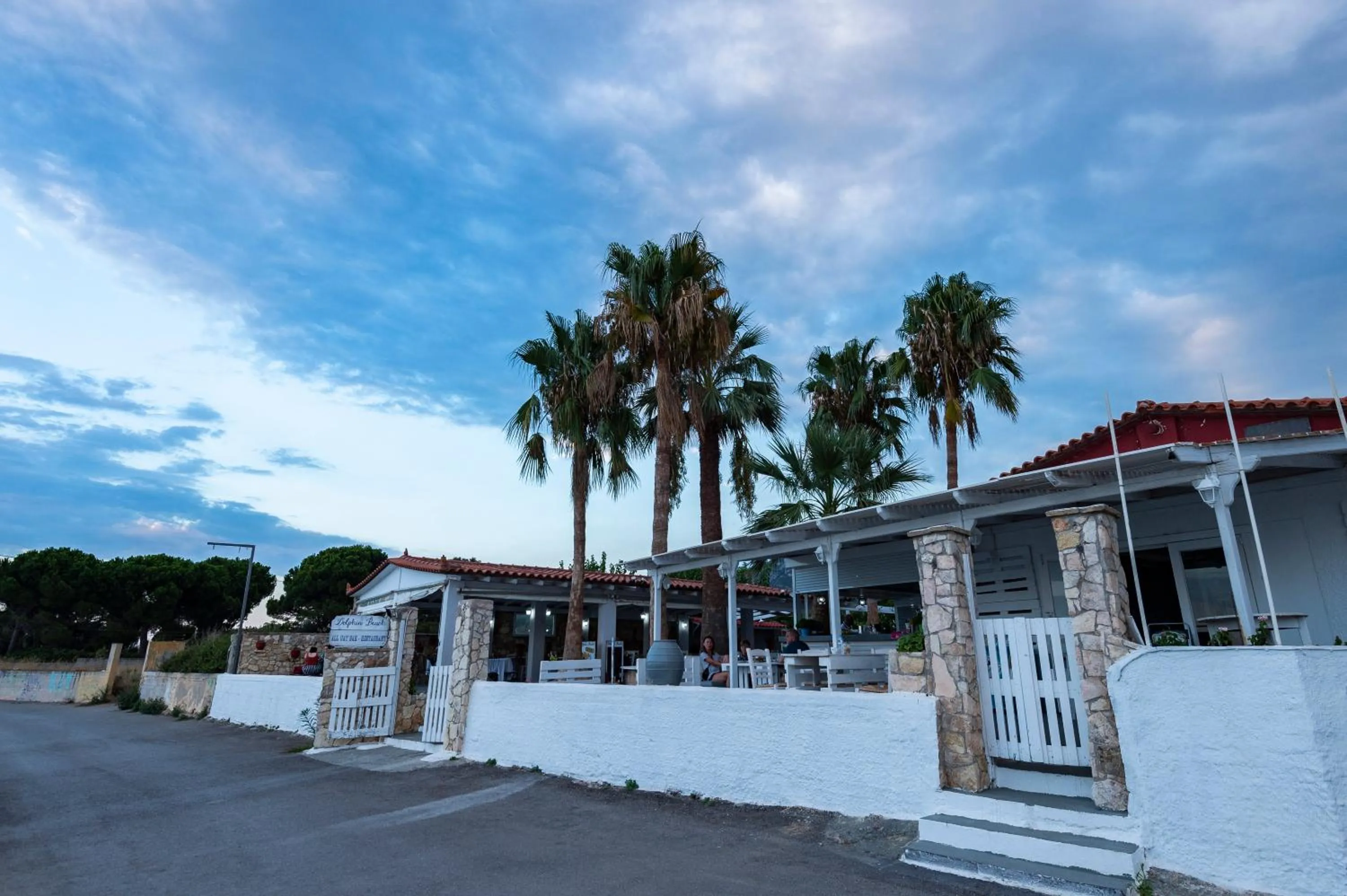 Facade/entrance in Hotel Agamemnon Beach