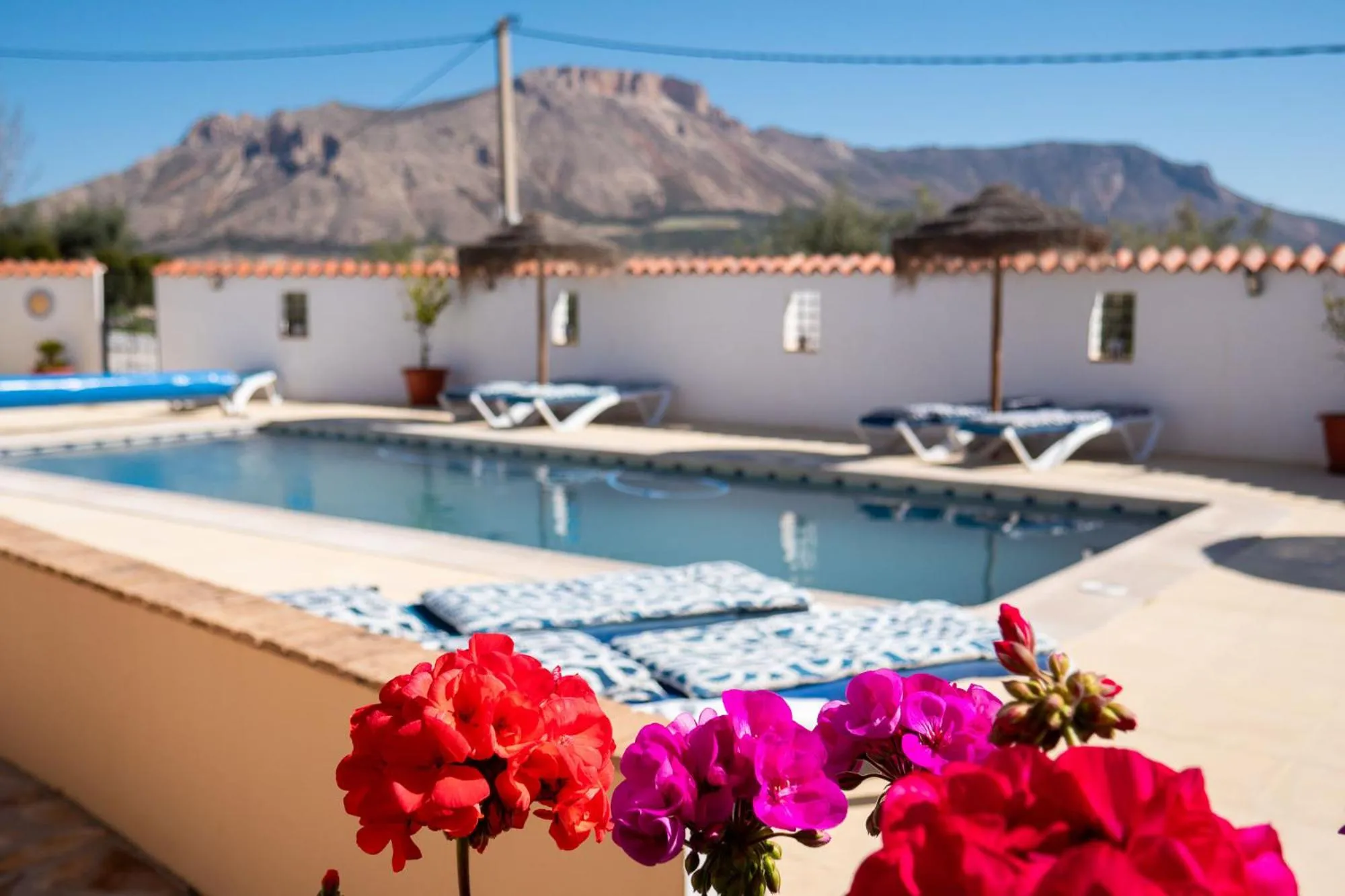 Swimming pool in B&B Casa Luna Vélez Blanco