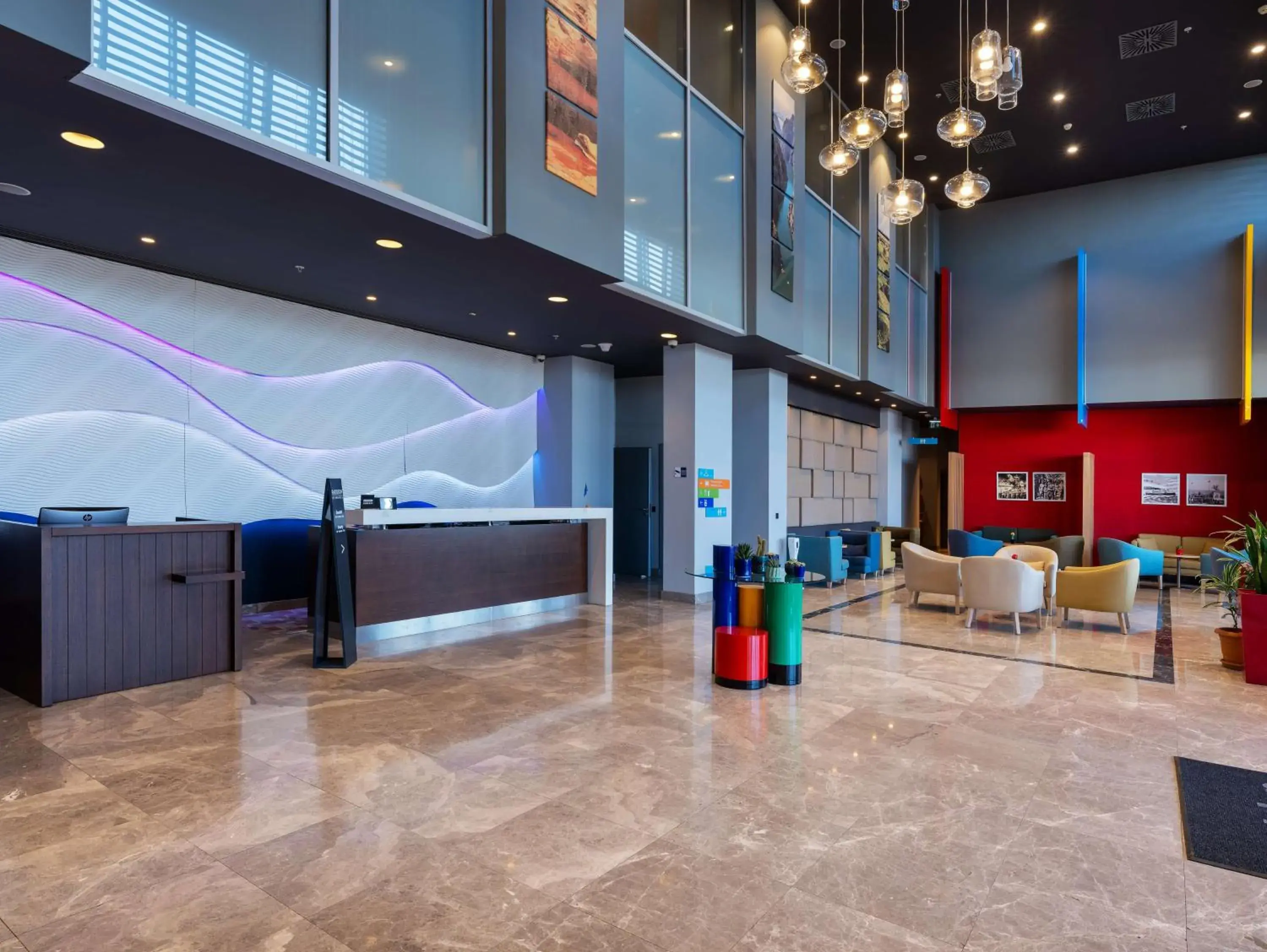 Lobby or reception in Park Inn by Radisson Samsun Lobby or reception in Park Inn by Radisson Samsun