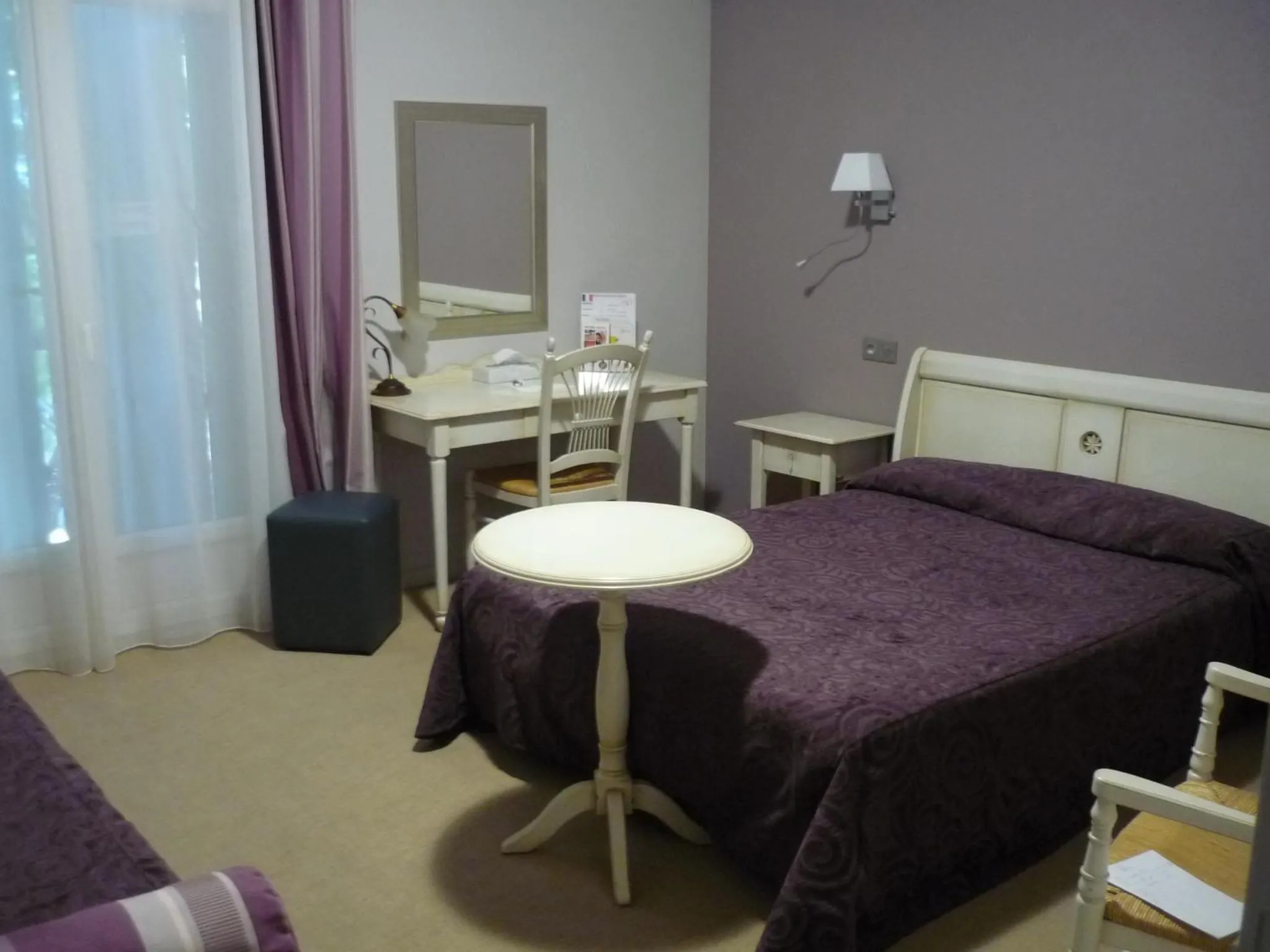 Bedroom, Bed in Hôtel restaurant LOGIS HOTELLERIE DE BALAJAN