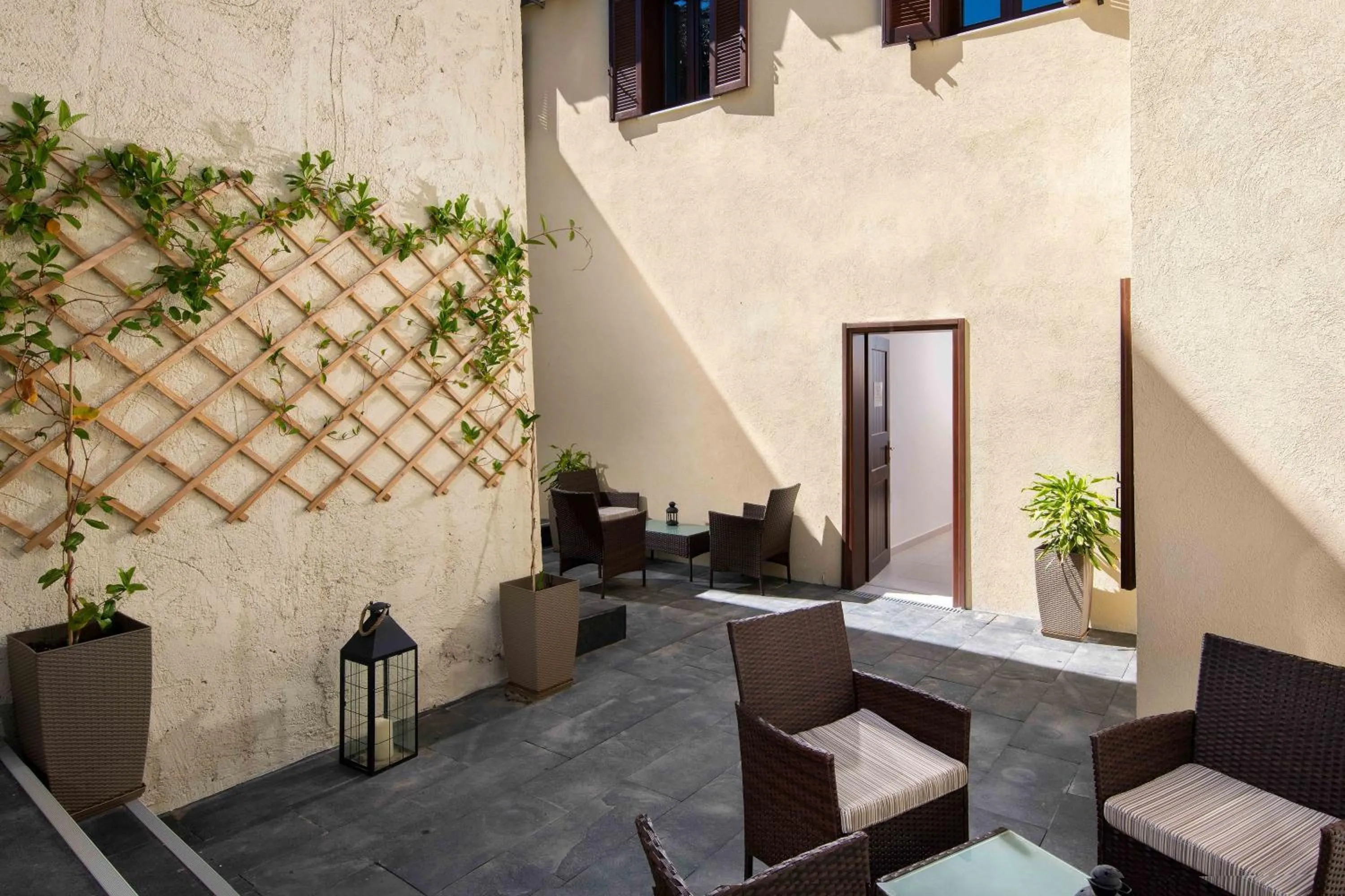 Patio in Old Town Senses Boutique Hotel